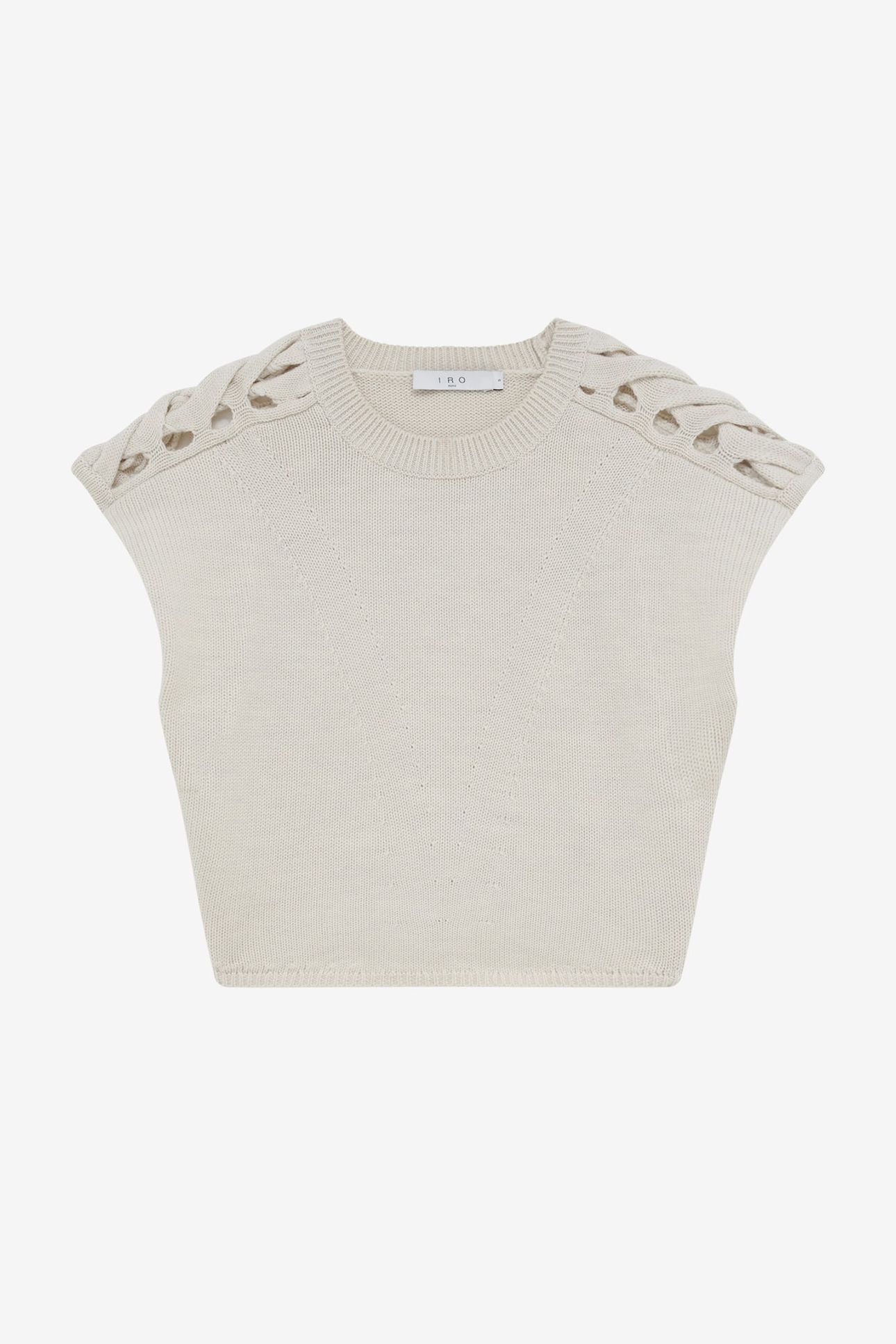AMAYA SWEATER ECRU/WHITE 4