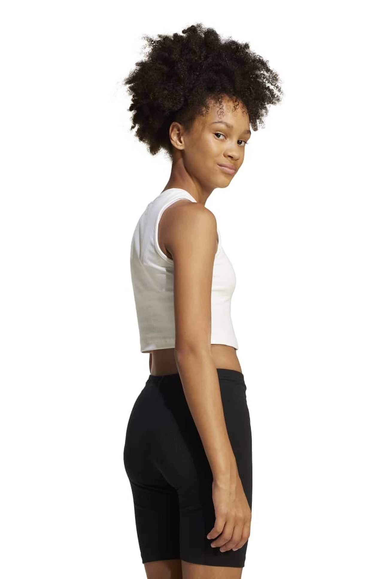 JUNIOR RIB TANK TOP CLOUD WHITE 2