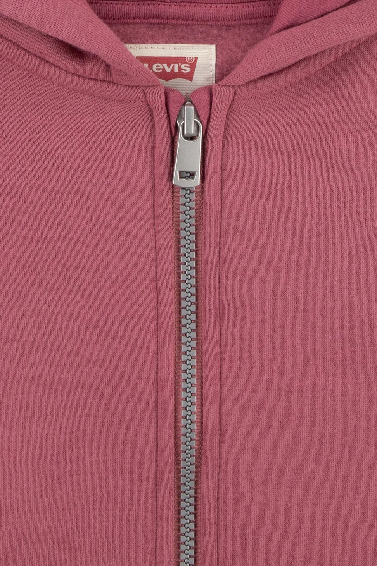 GIRLS FULL ZIP HOODIE ROSE WINE 4