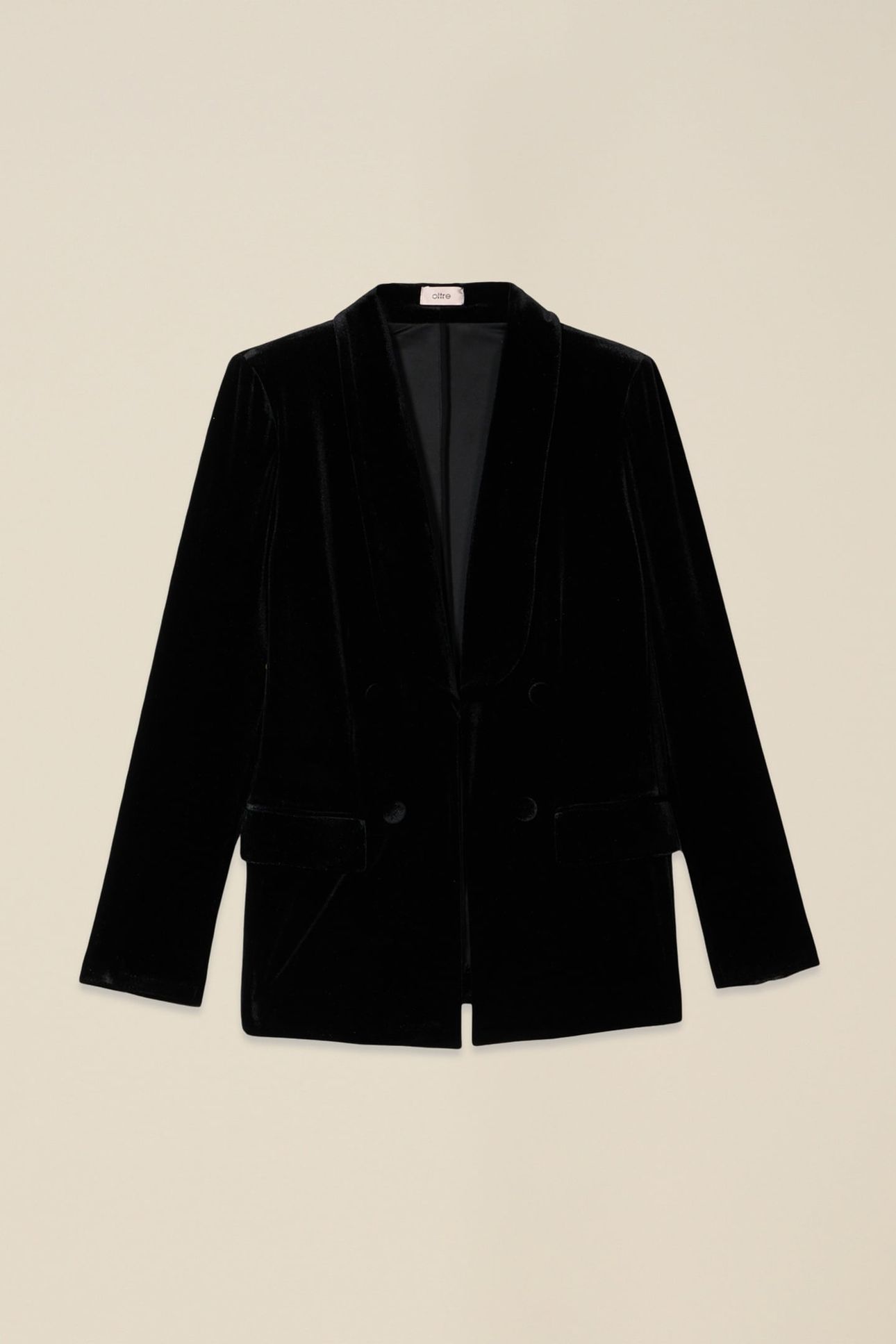 CHENILLE BLAZER BLACK 3
