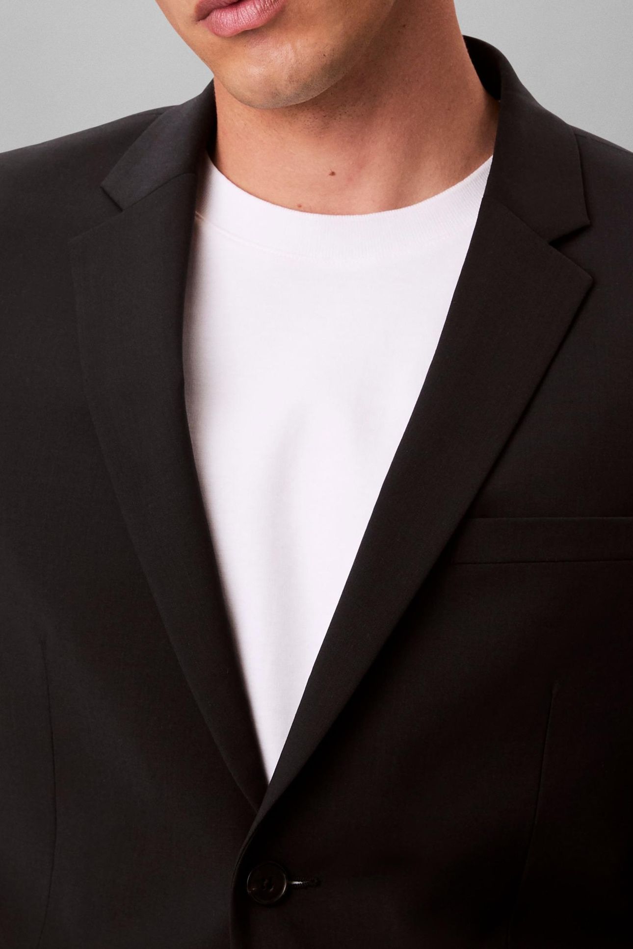 LS TROP WOOL SLIM BLAZER BLACK 5