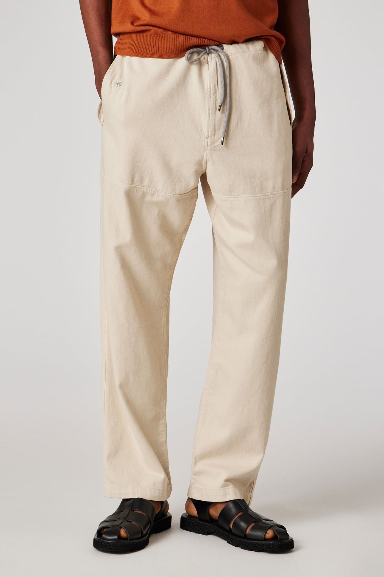 MENS CARGO TROUSER ICE WHITE 1
