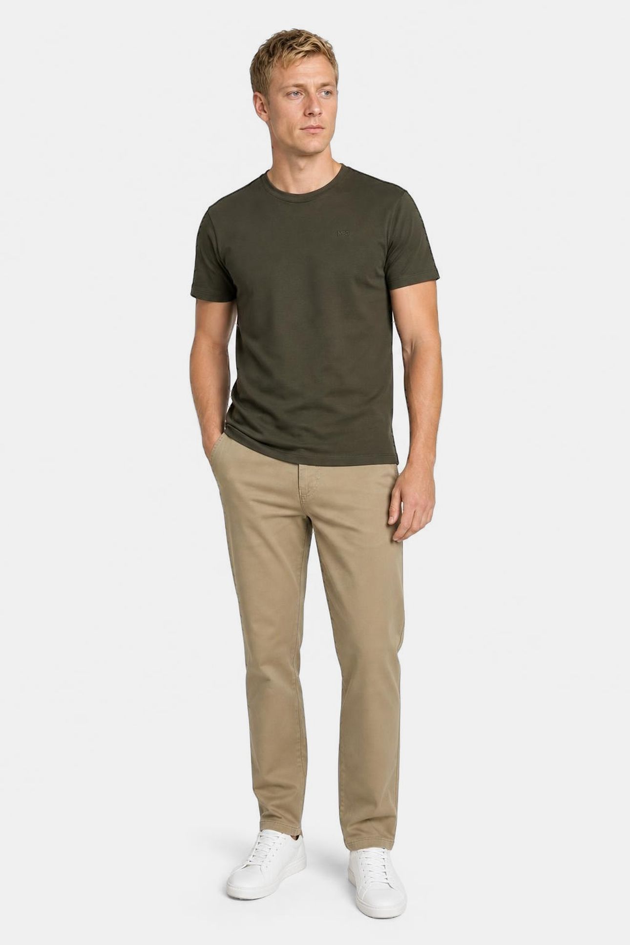 INTERLOCK T-SHIRT DARK OLIVE 2
