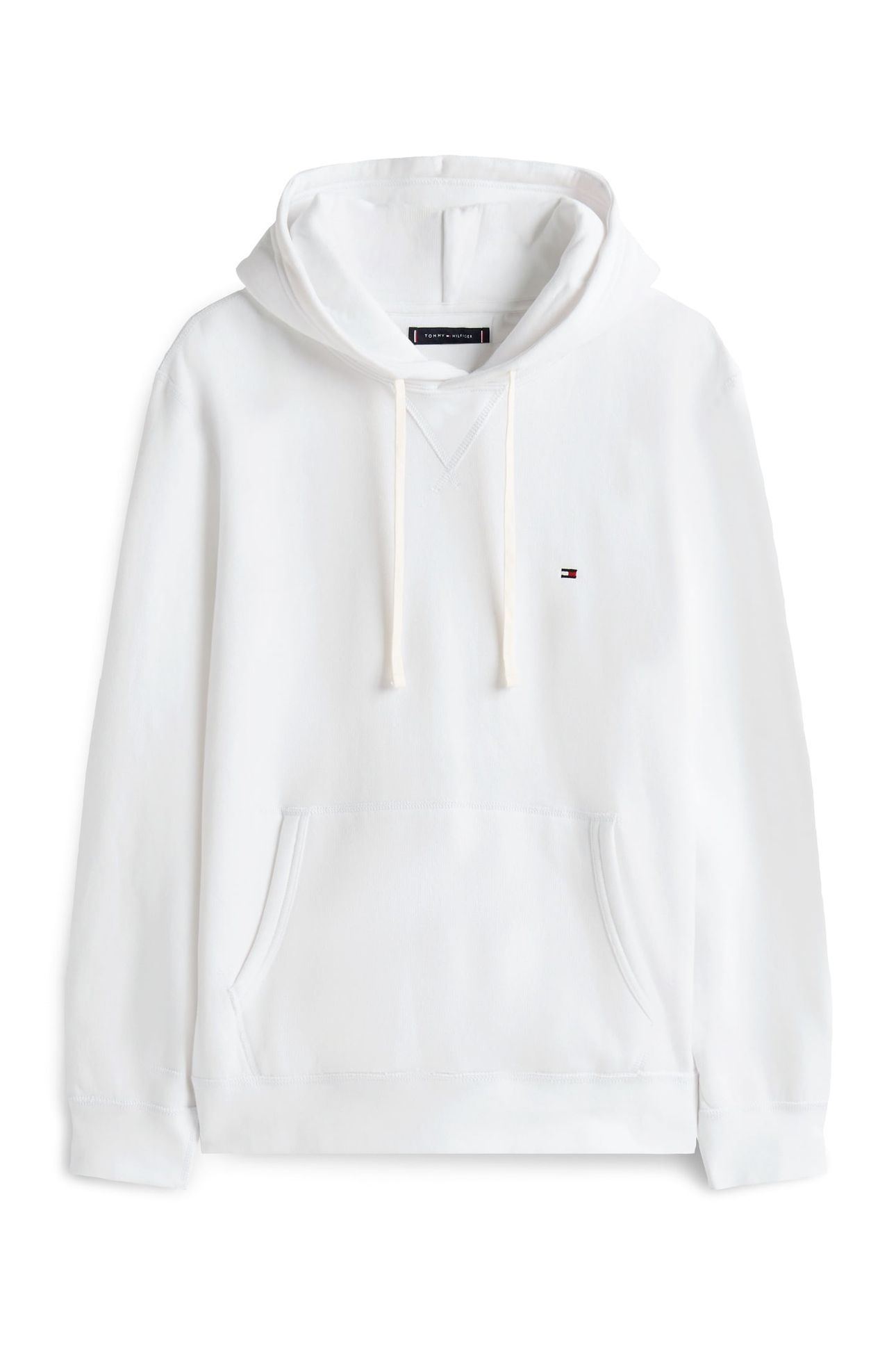 ESSENTIAL FLEECE HOODIE WHITE 4