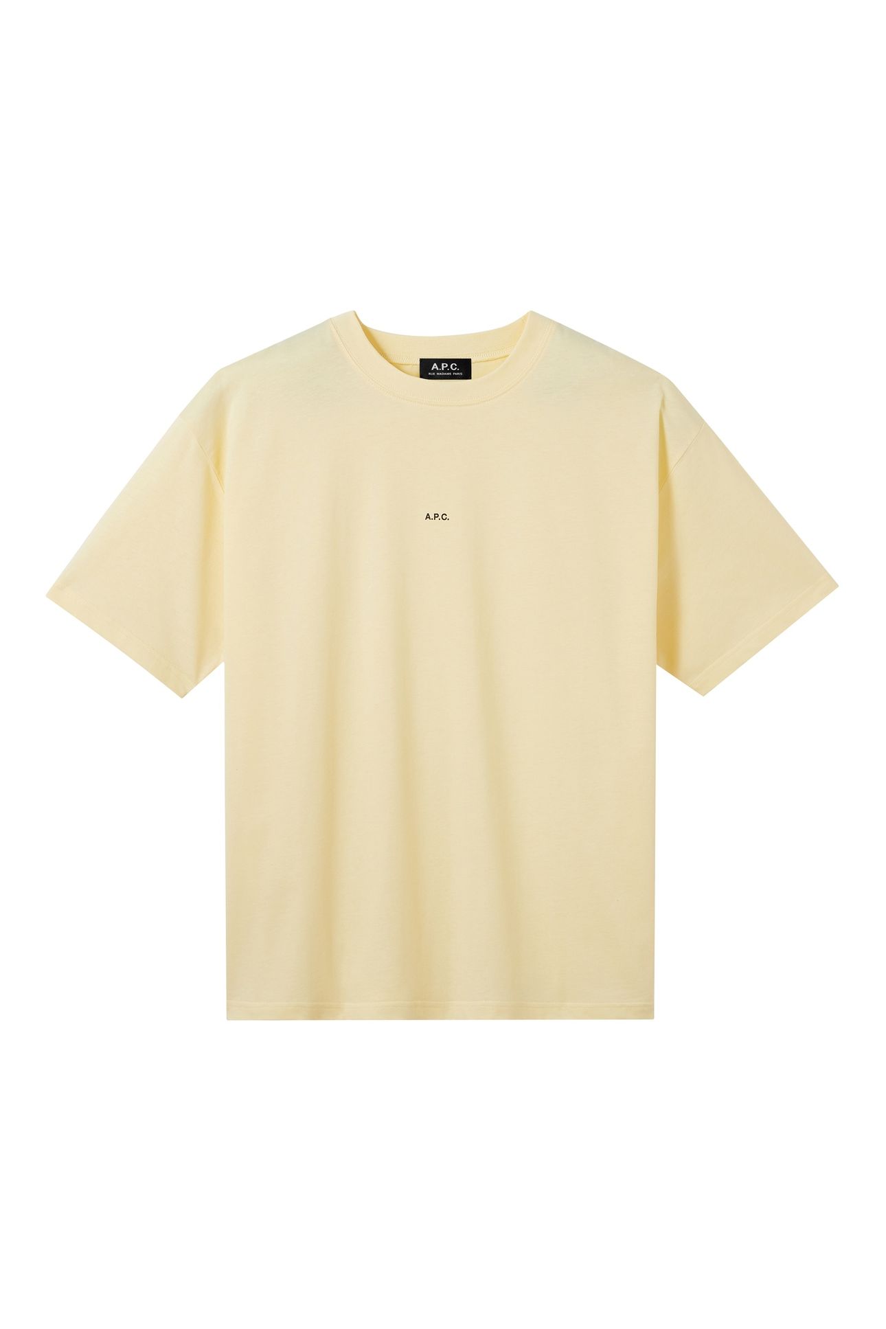 UNISEX T-SHIRT KYLE LIGHT YELLOW 2