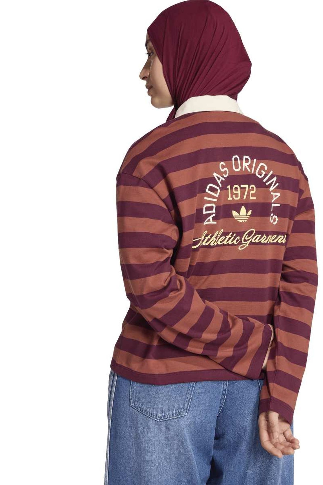 LS GFX POLO MAROON 2