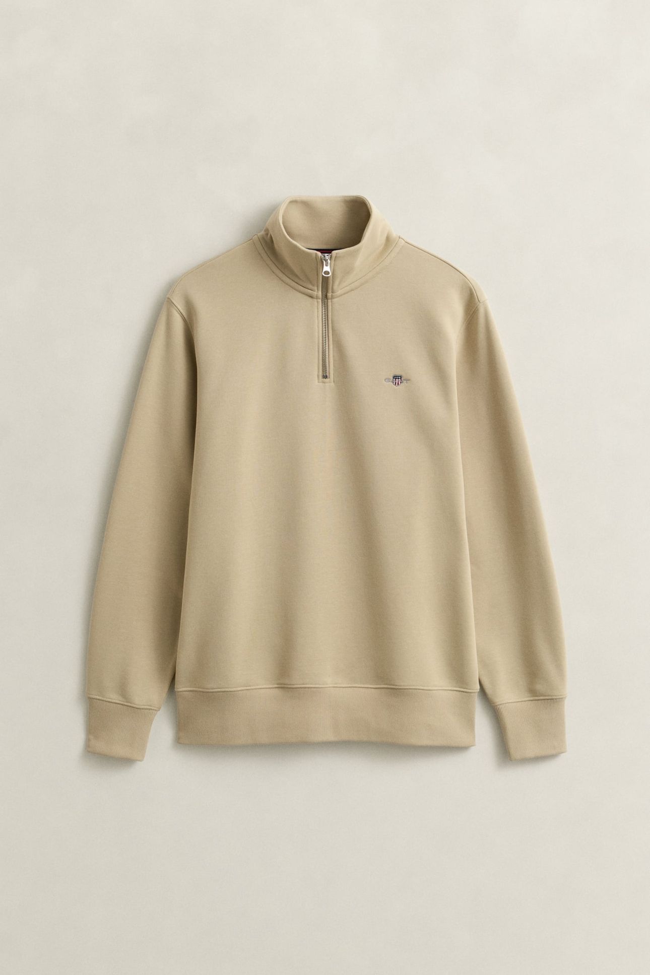 REG SHIELD HALF ZIP SWEAT OAT BEIGE 4