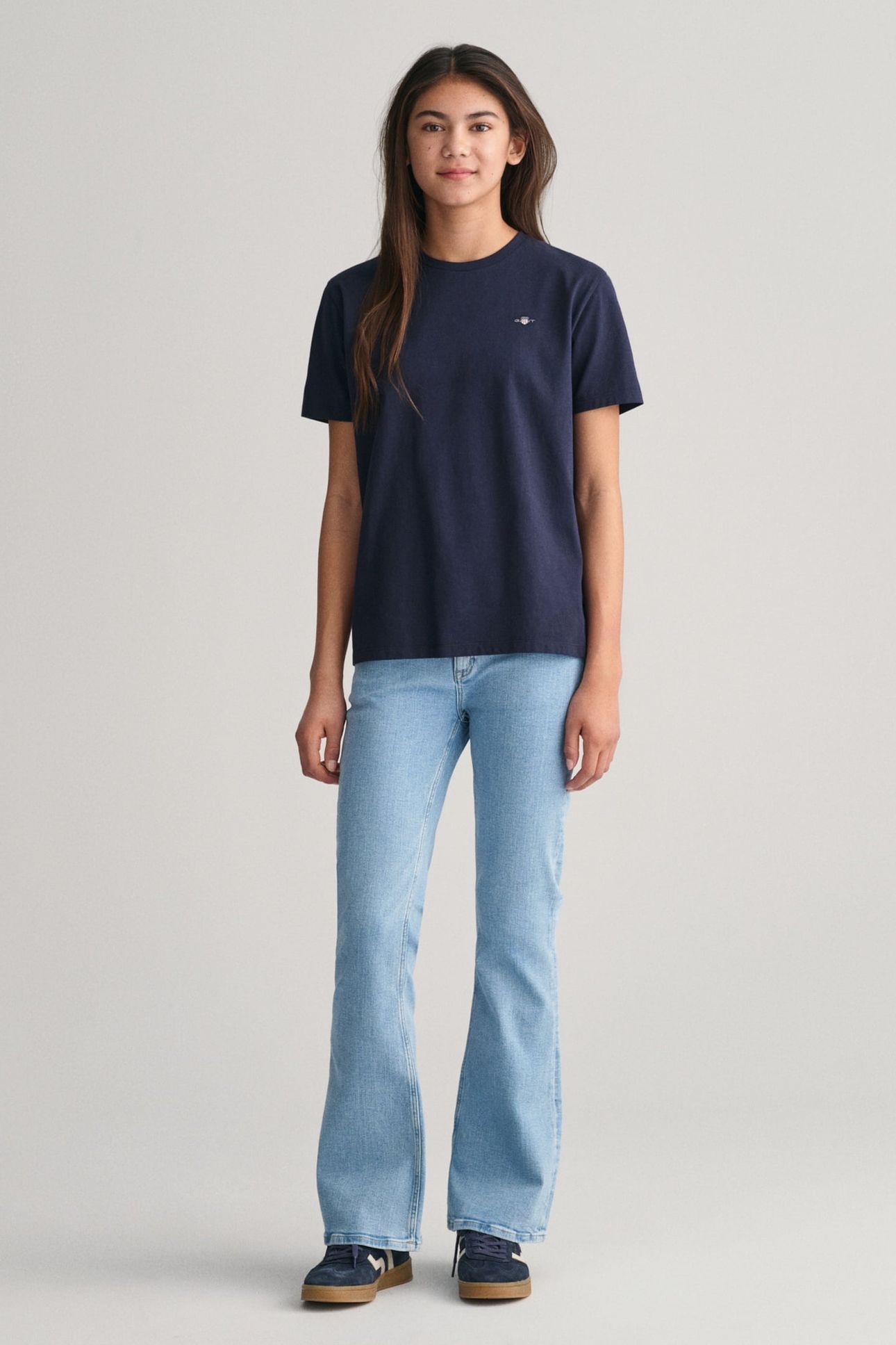 TEEN UNISEX SHIELD SS T-SHIRT EVENING BLUE 3