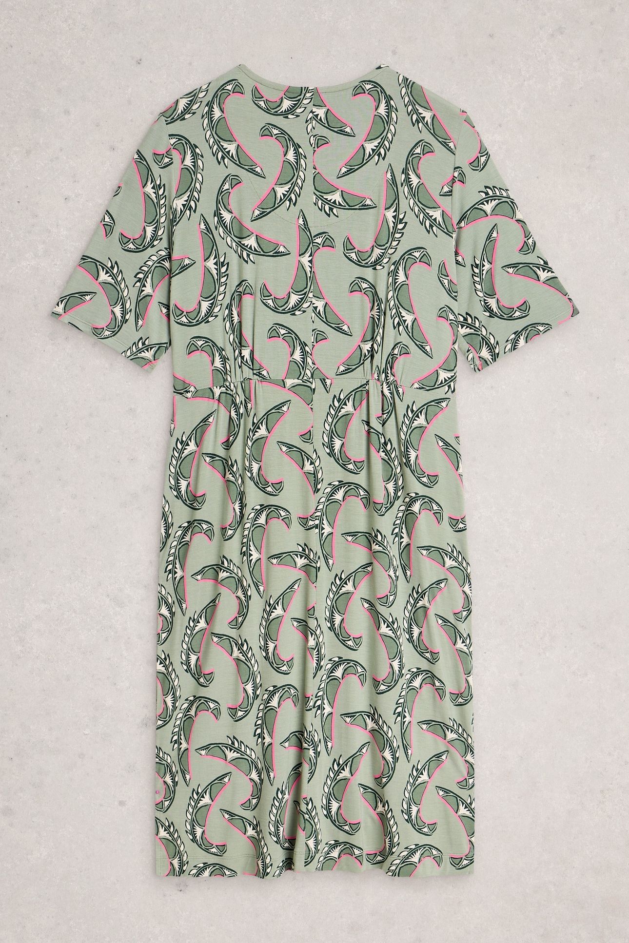 SS KARA DRESS GREEN MULTI 2