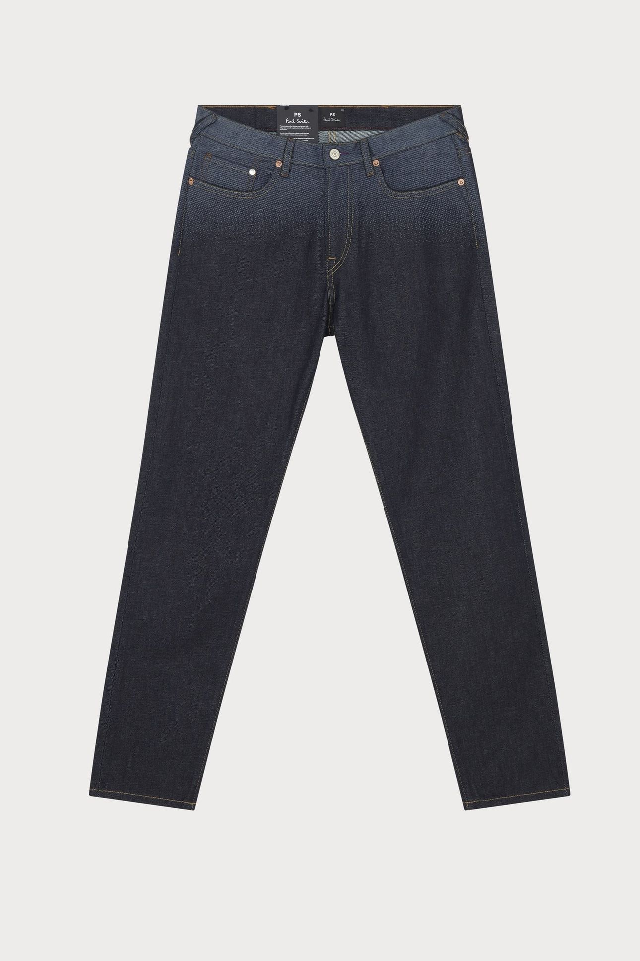 MENS TAPERED FIT JEAN BLEACH EFFECT 5