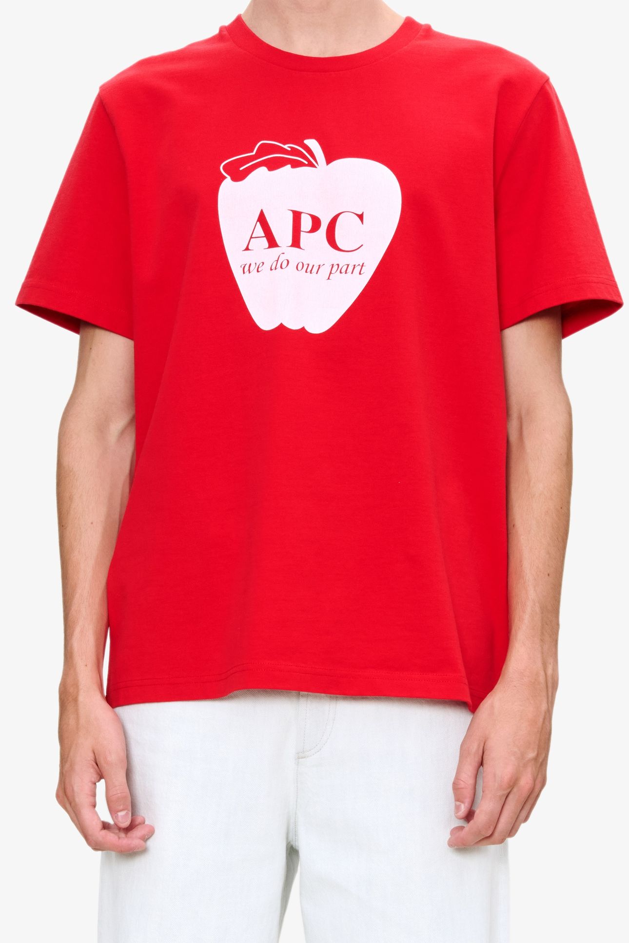 UNISEX T-SHIRT SHORT SLEEVE APPLE RED 1
