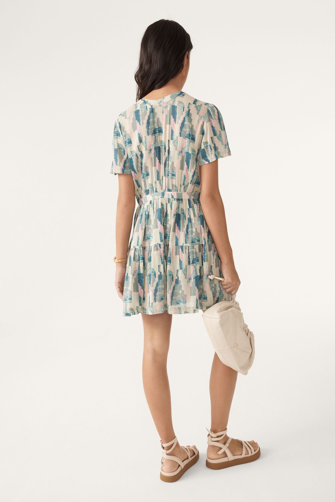 MINI DRESS TURQUOISE 2