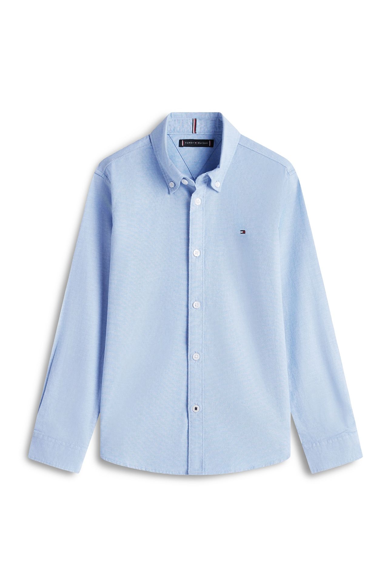 BOYS STRETCH OXFORD SHIRT CALM BLUE 3