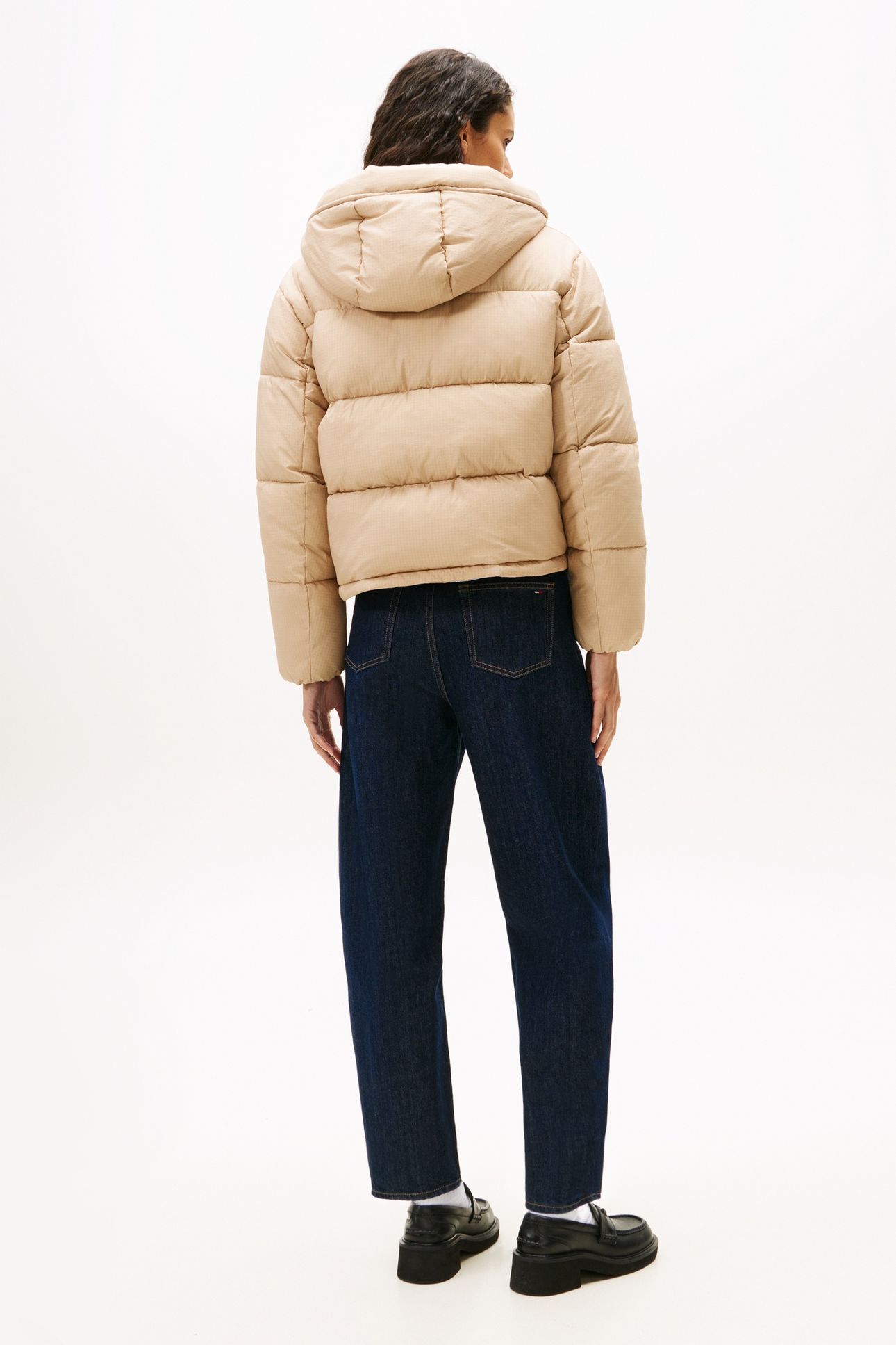 TJW HOODED PUFFER JACKET MALTED MILK 2