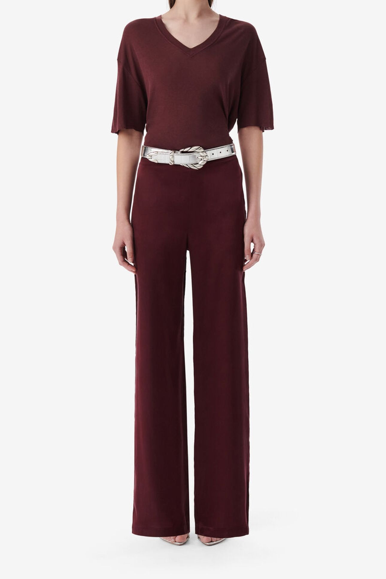 JONILLE PANT BURGUNDY 1