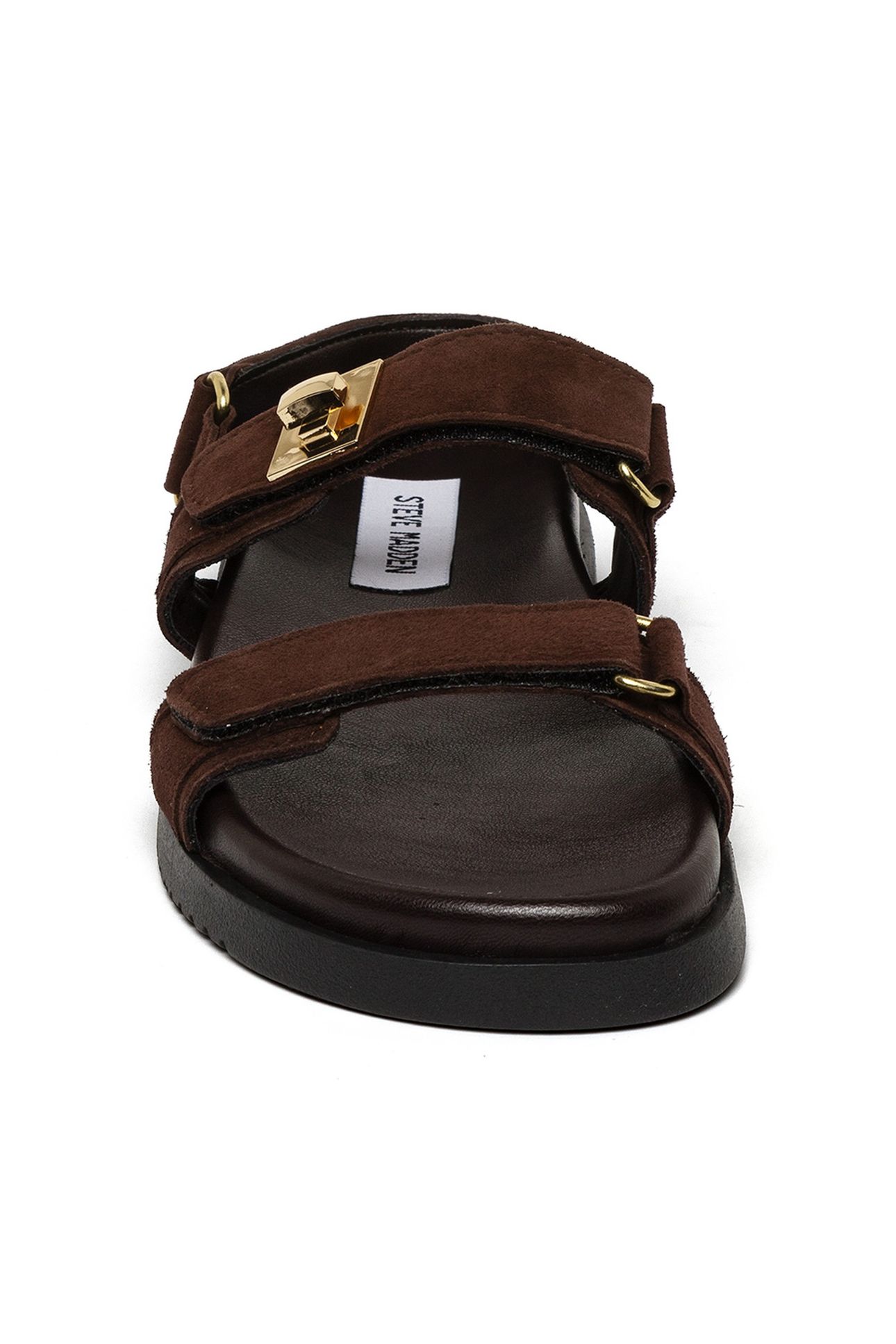 MONA-E SANDALS DK BROWN SUEDE 4