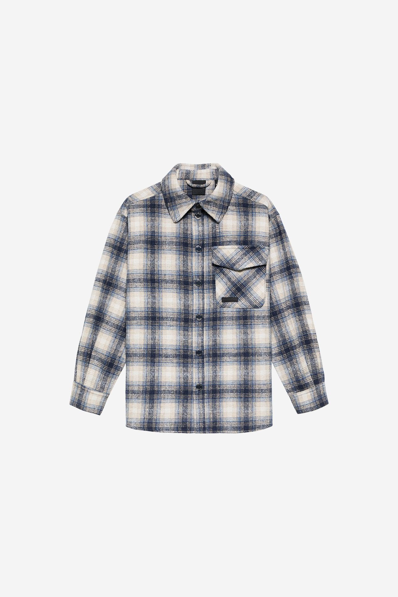 SQUARED OVERSHIRT BLUE DESTROY 1