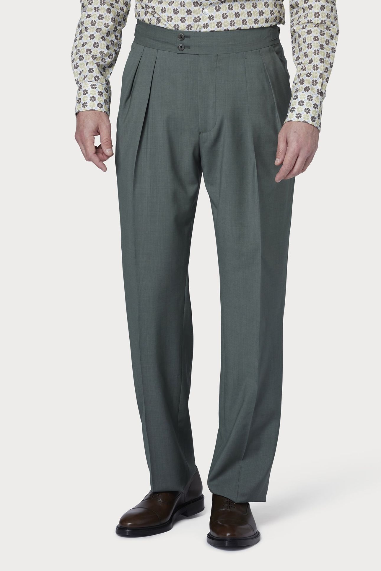 MENS TROUSER PETROL GREEN 3