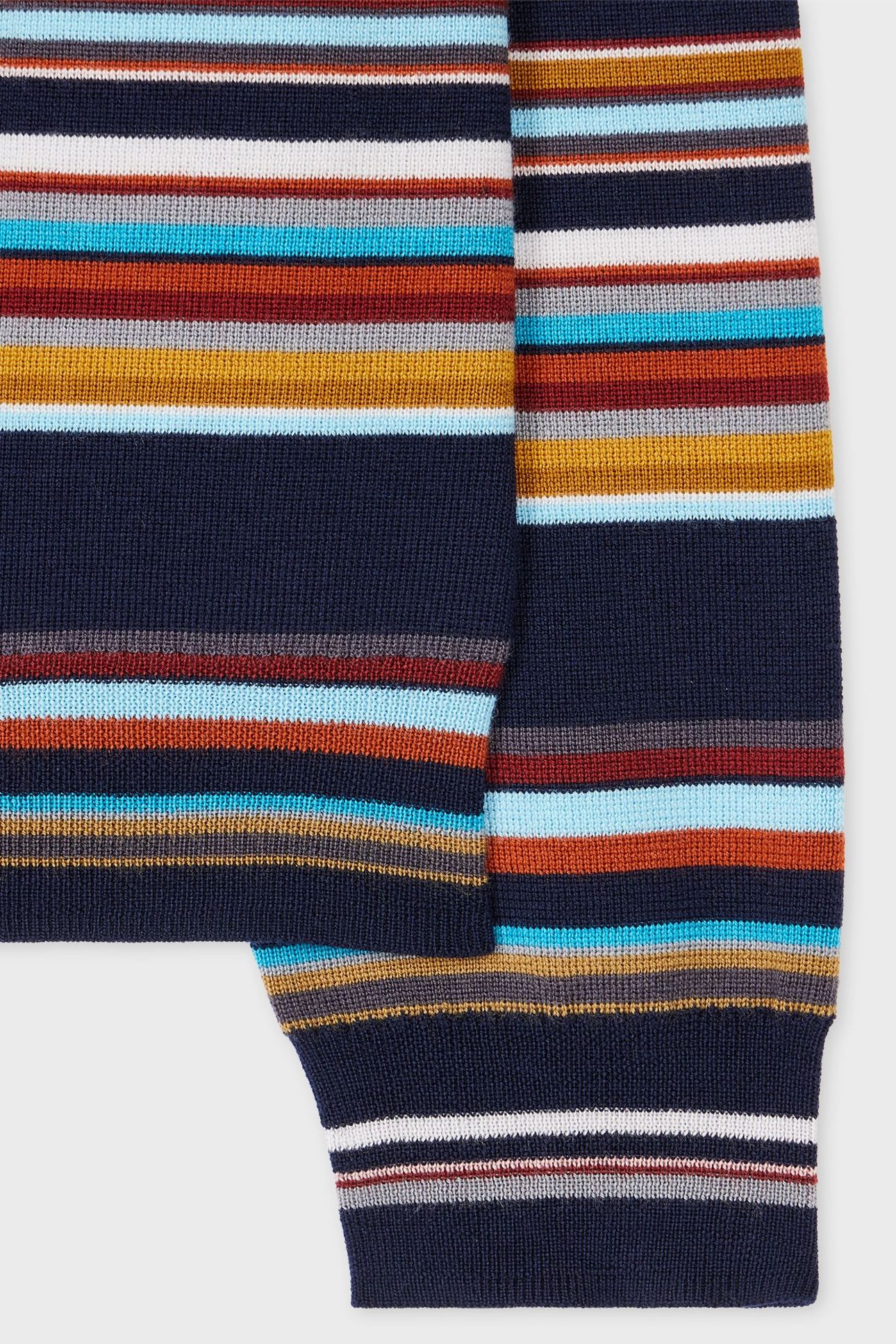 MENS SWEATER LS POLO VERY DARK NAVY 6
