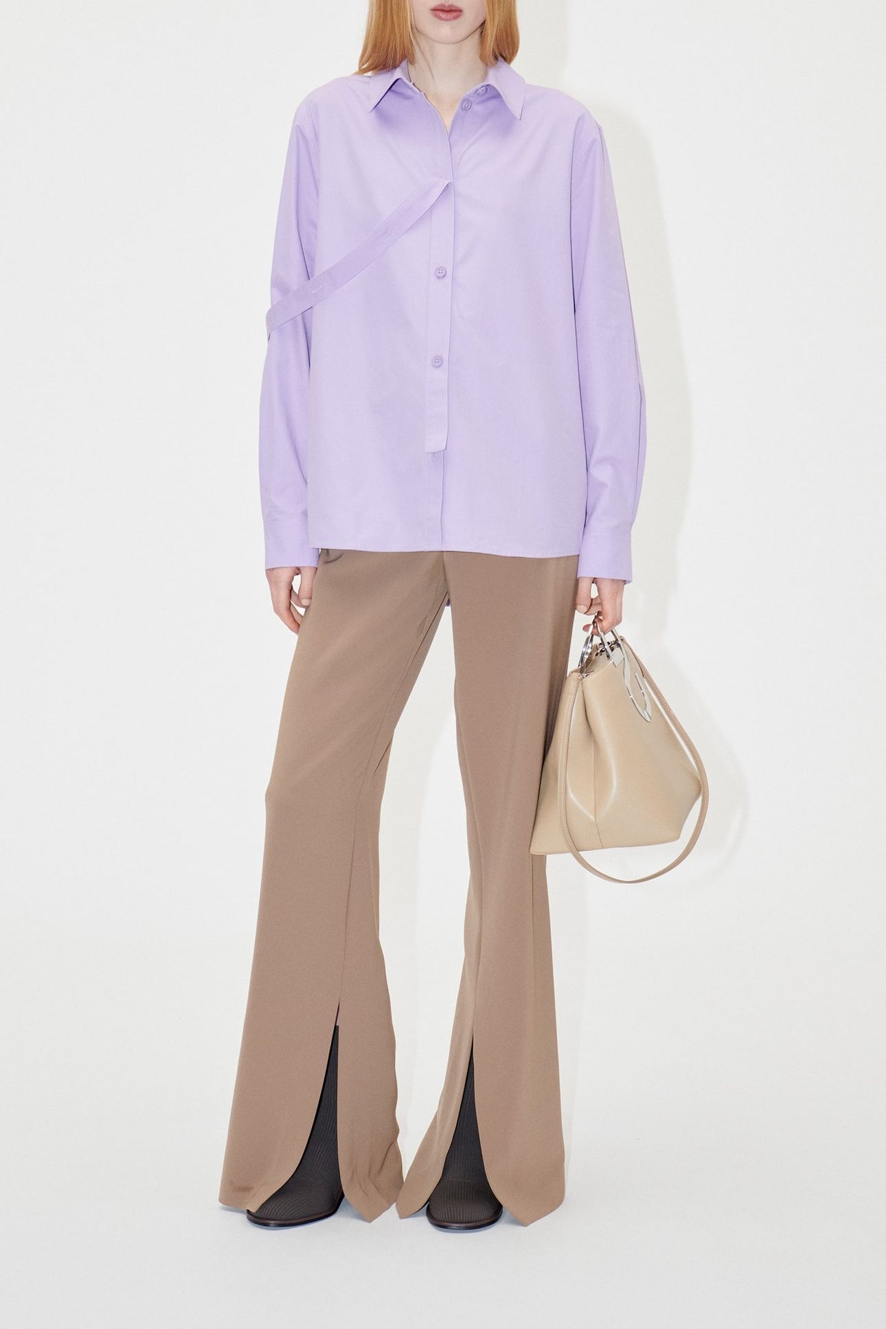 LEAH PANTS LONG COFFEE BROWN 3