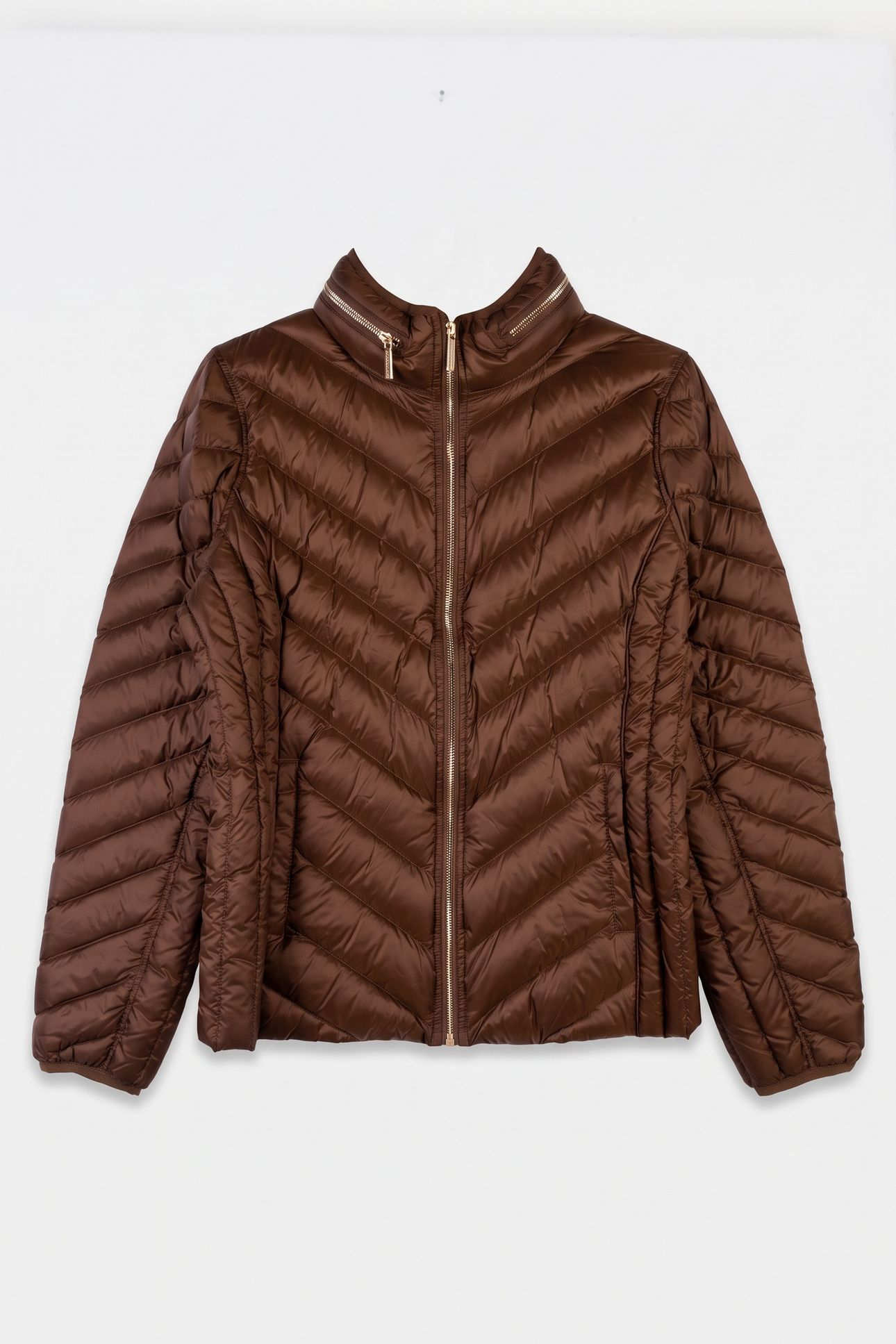 SHORTPACKABLEDOWN CORECUT DARK CARAMEL 3