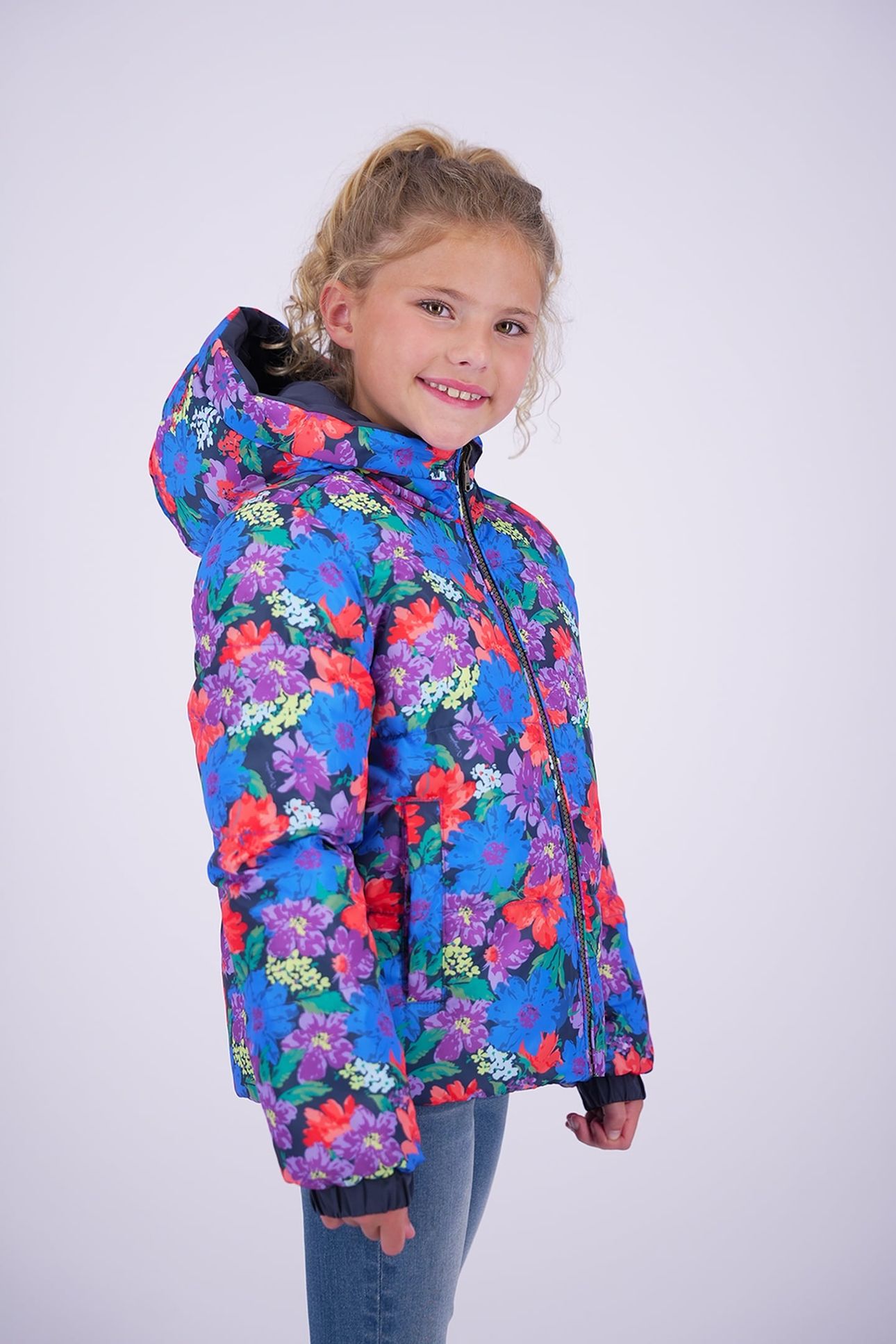 GIRLS TAMIA JACKET OUTDOOR DARK BLUE 3