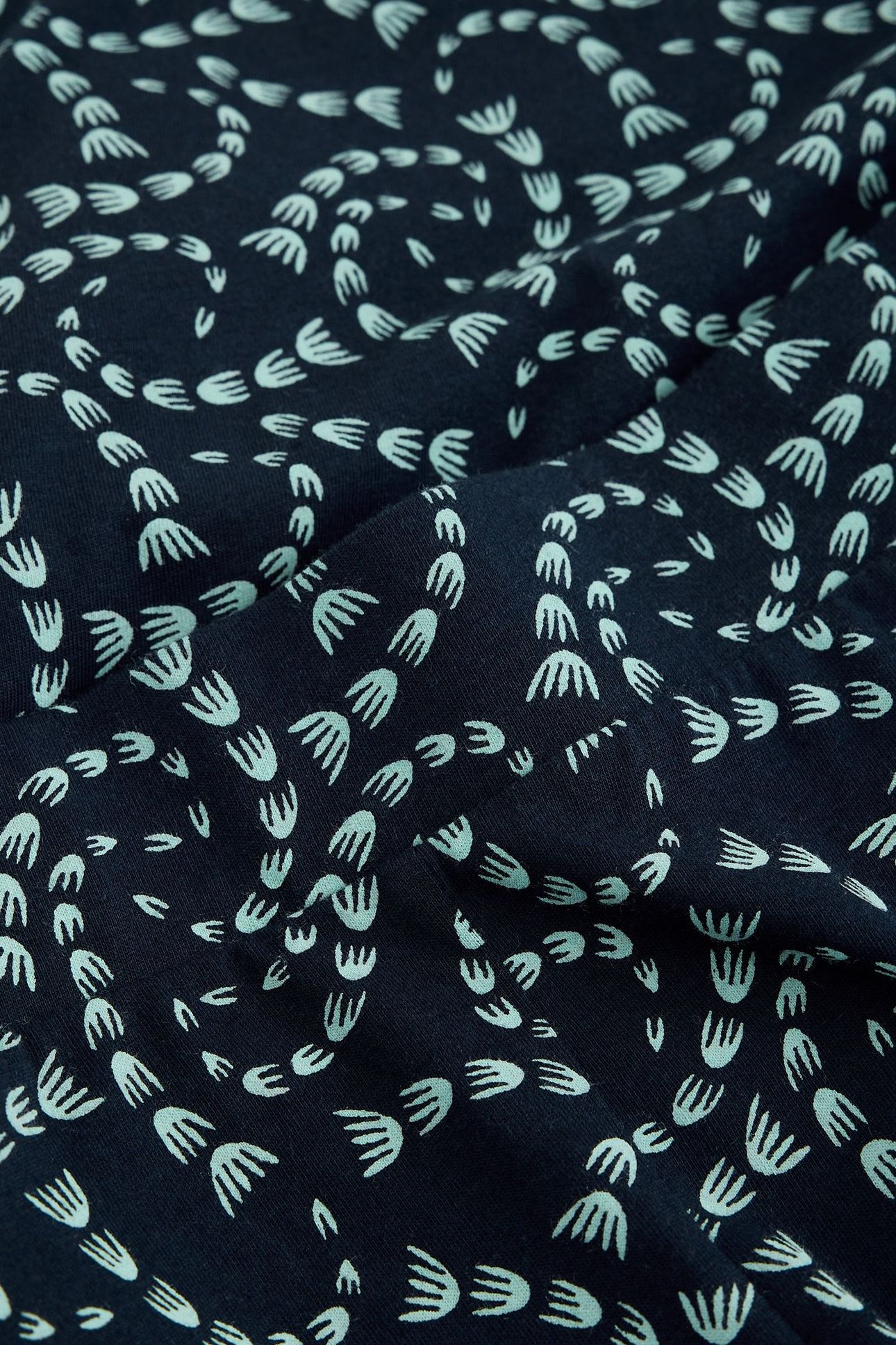JANE JERSEY MAXI SKIRT NAVY PRINT 3