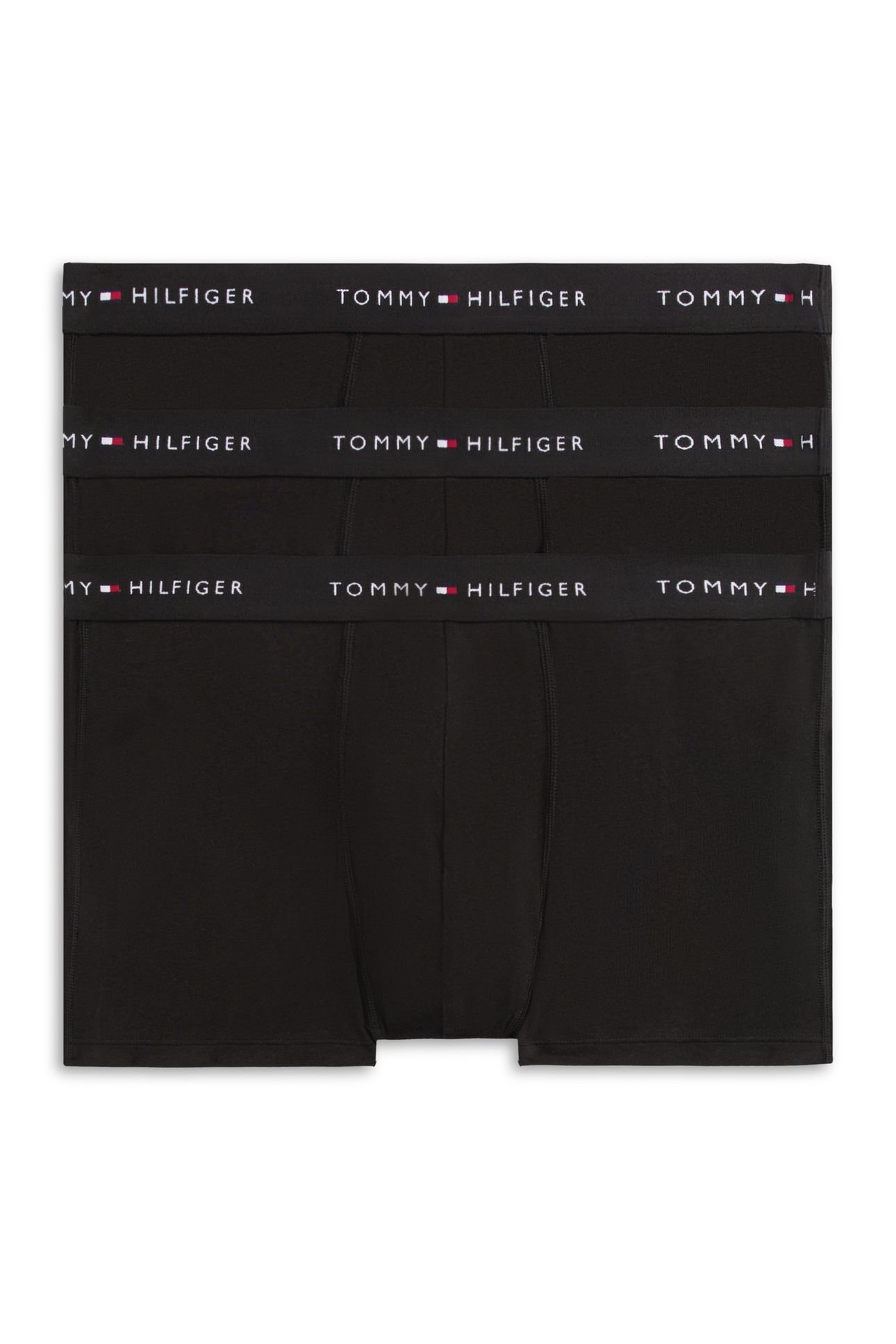 3-PACK WAISTBAND TRUNK BLACK/BLACK/BLACK 1