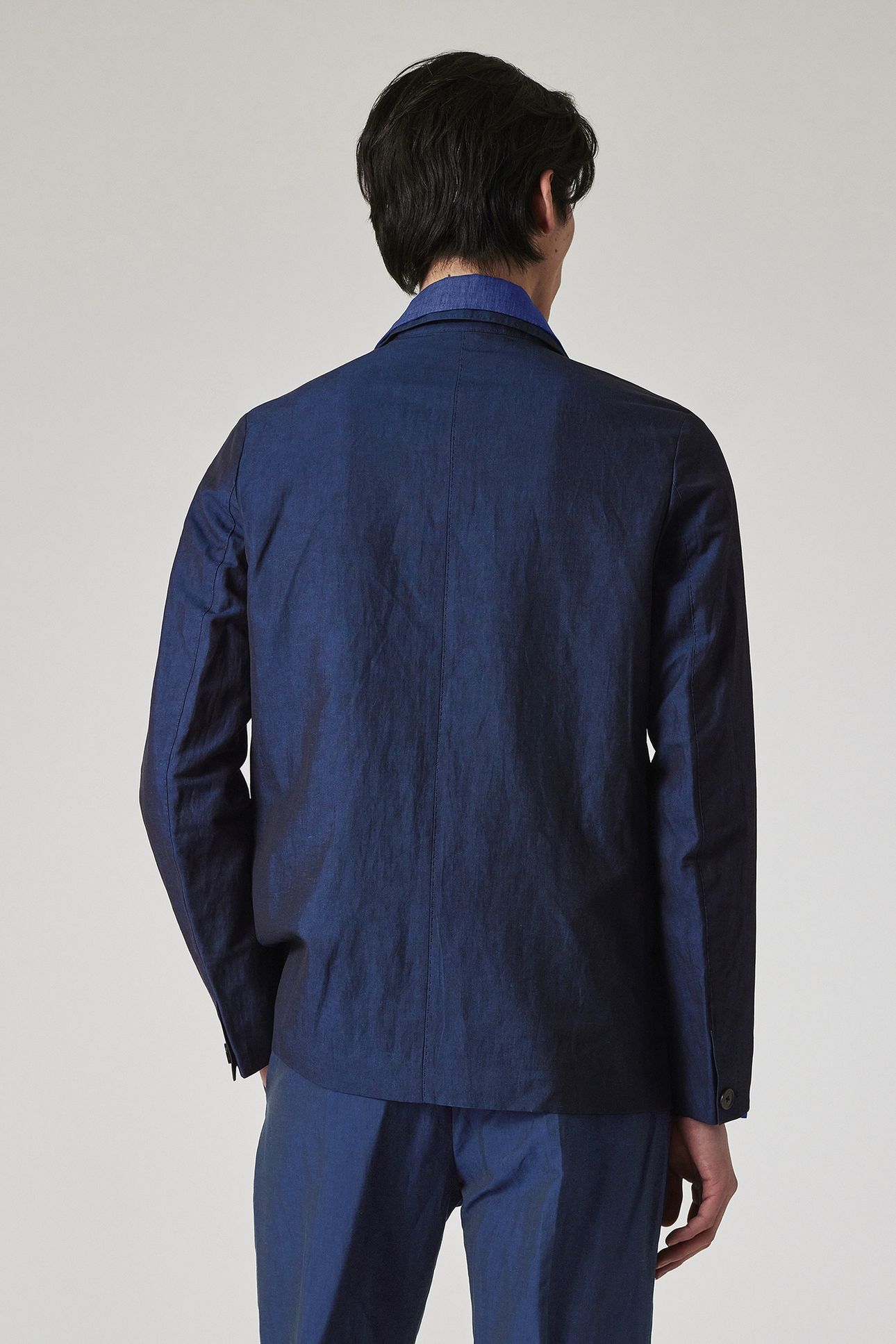 MENS 4BTN CASUAL JKT INDIGO 4