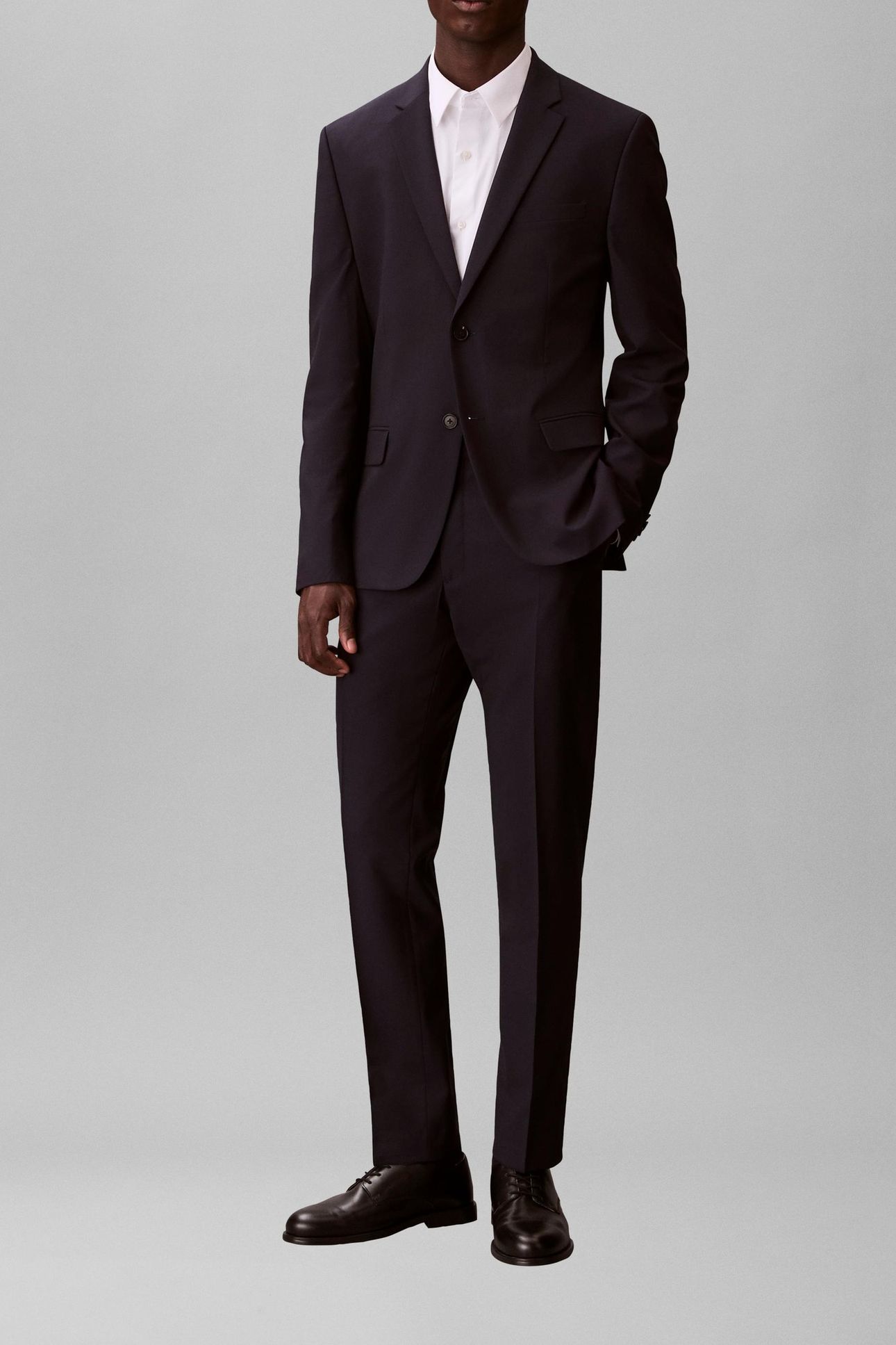 LS ITALIAN WOOL BLEND BLAZER DARK SAPPHIRE 3