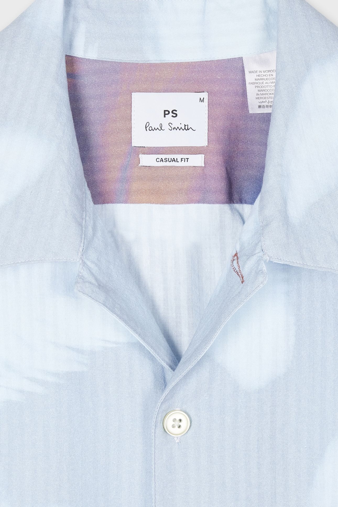 MENS SS CASUAL FIT SHIRT LIGHT BLUE 6