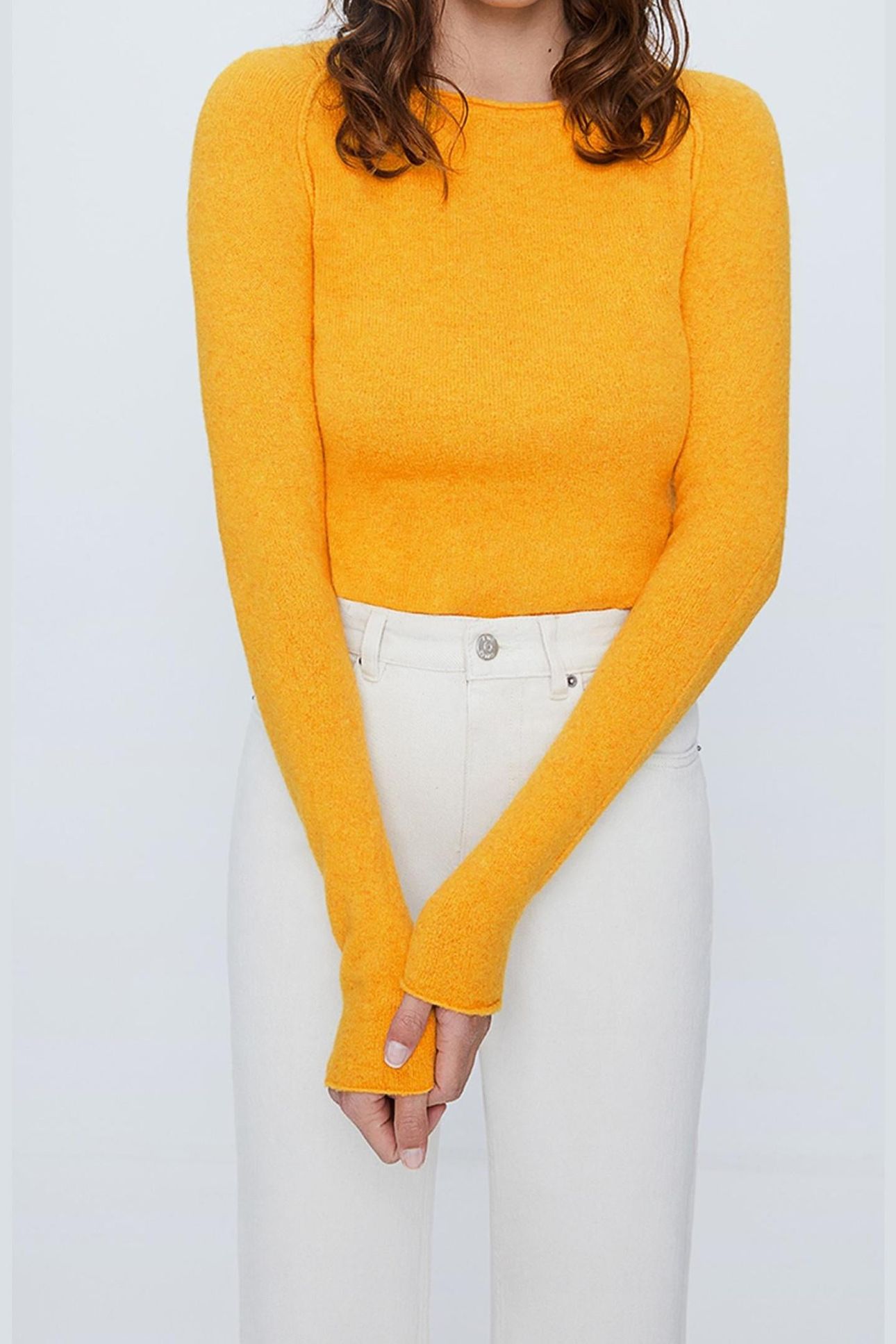 DAMSVILLE KNIT SWEATER MANGUE CHINE 1