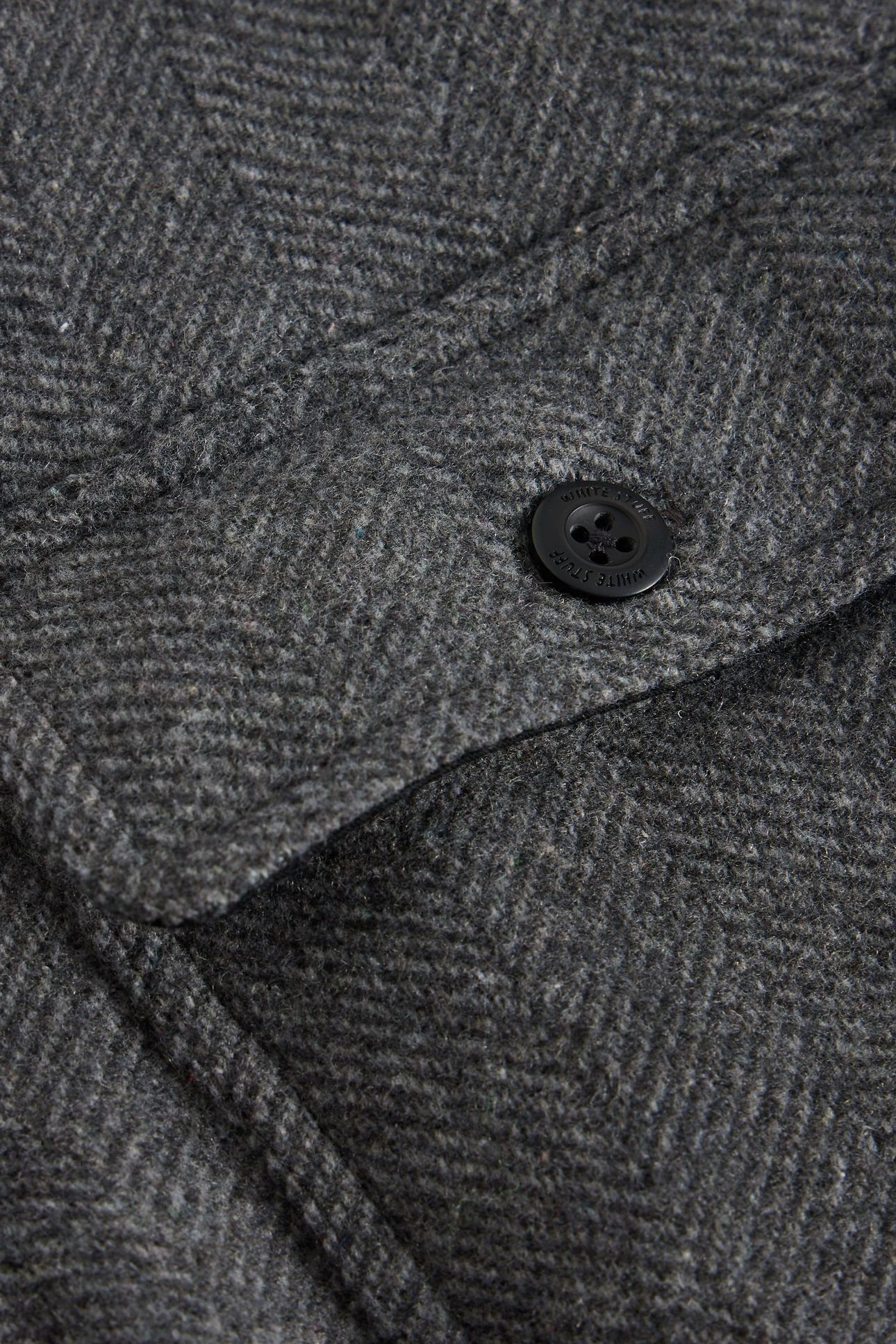 DARWEN HERRINGBONE OVERSHIRT GREY MULTI 5