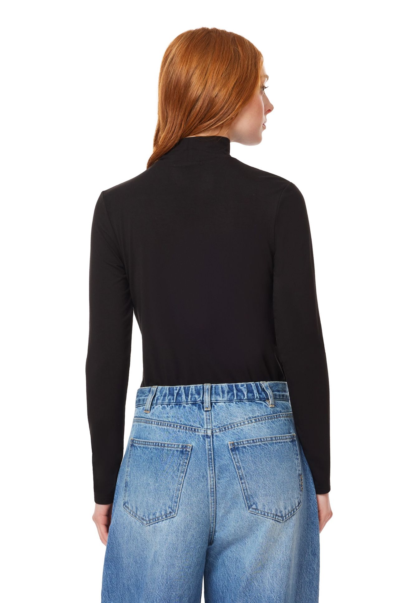 MOCK NECK TOP BLACK NIGHT 2