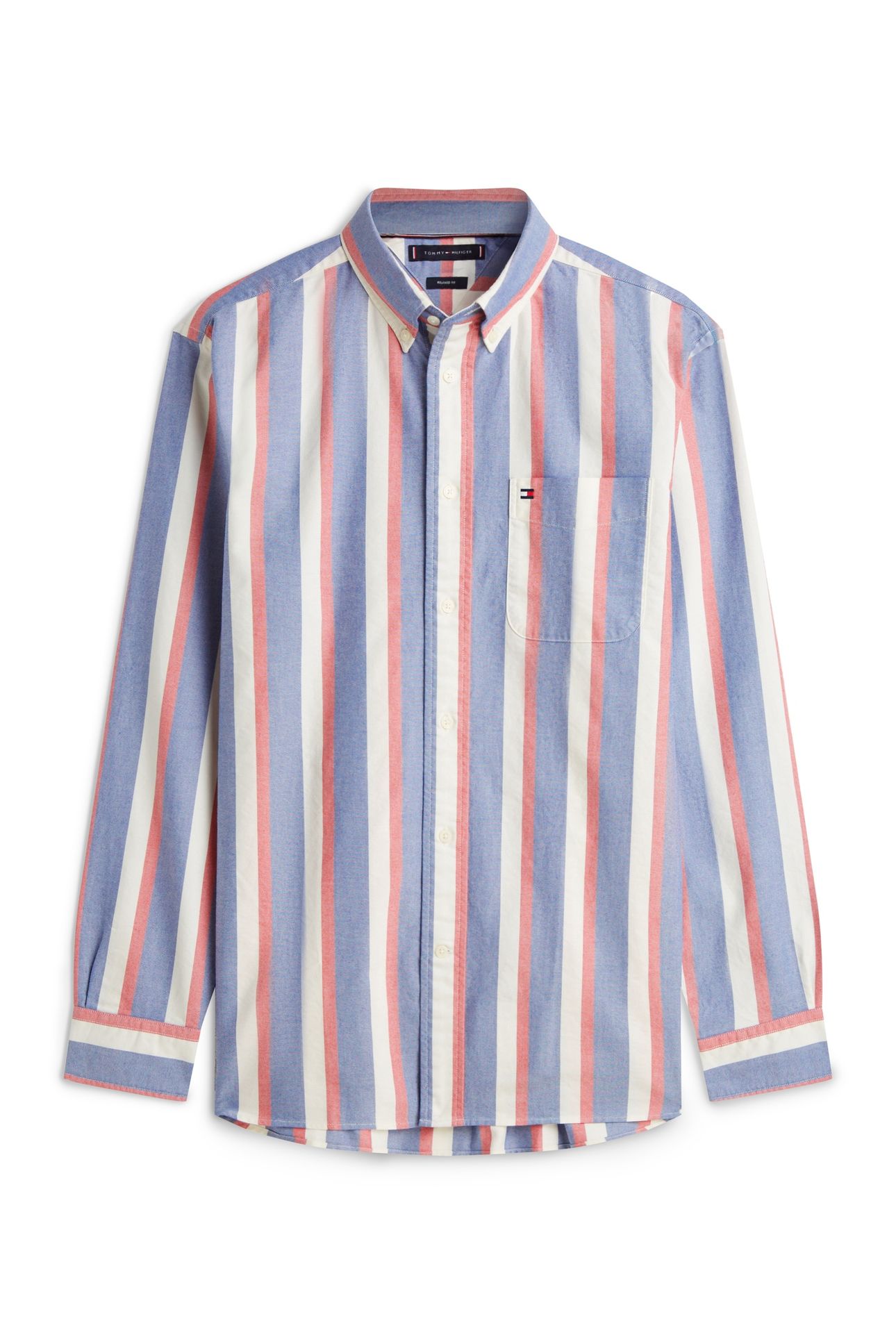 HERITAGE OXFORD ICON WEDGE BLUE/MULTI STRIPE 4