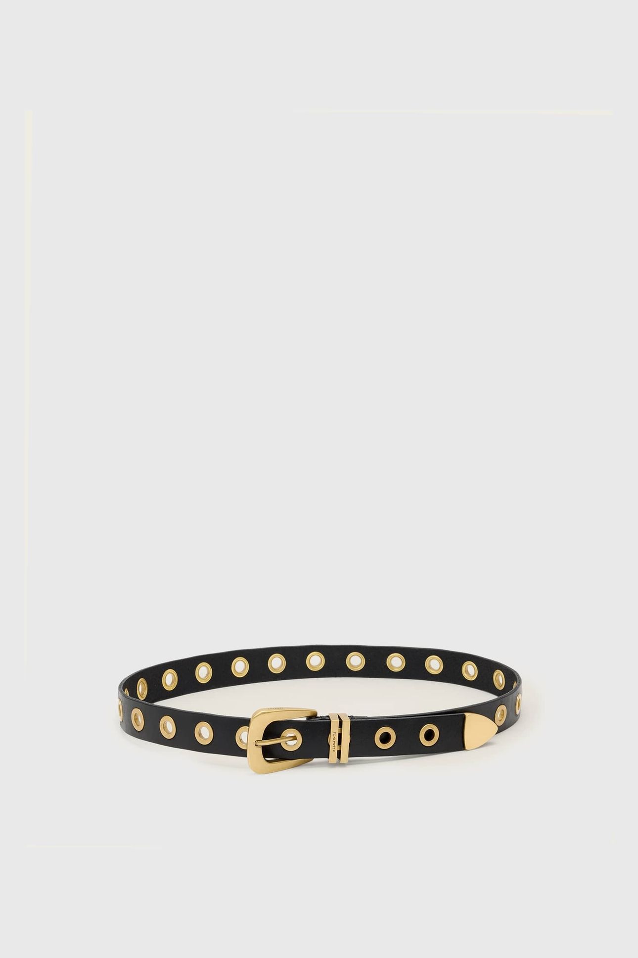 JULIA EYELET BELT BLACK/GOLD 2