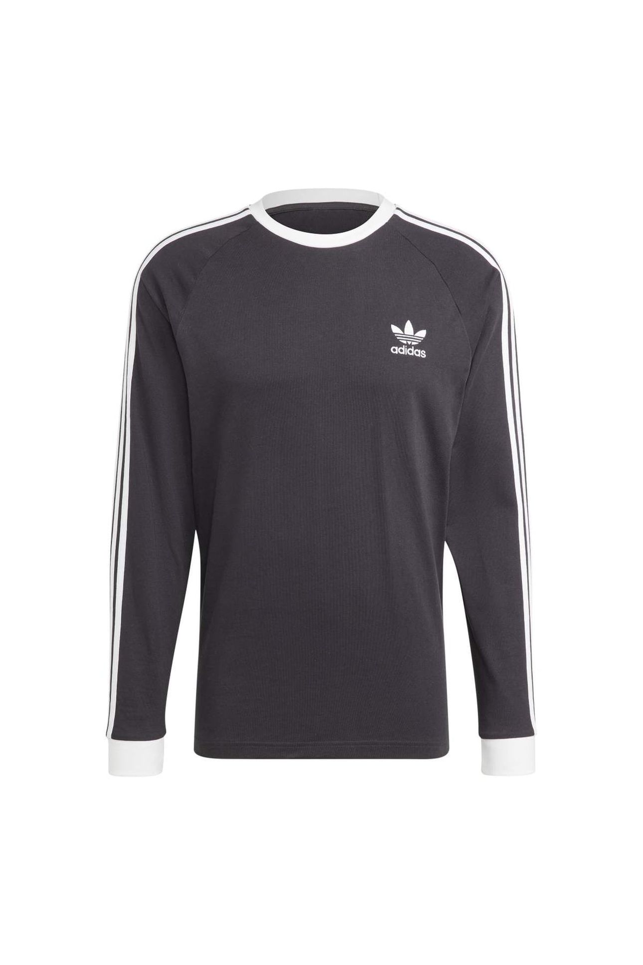 UNISEX 3-STRIPES LS T-SHIRT BLACK 3