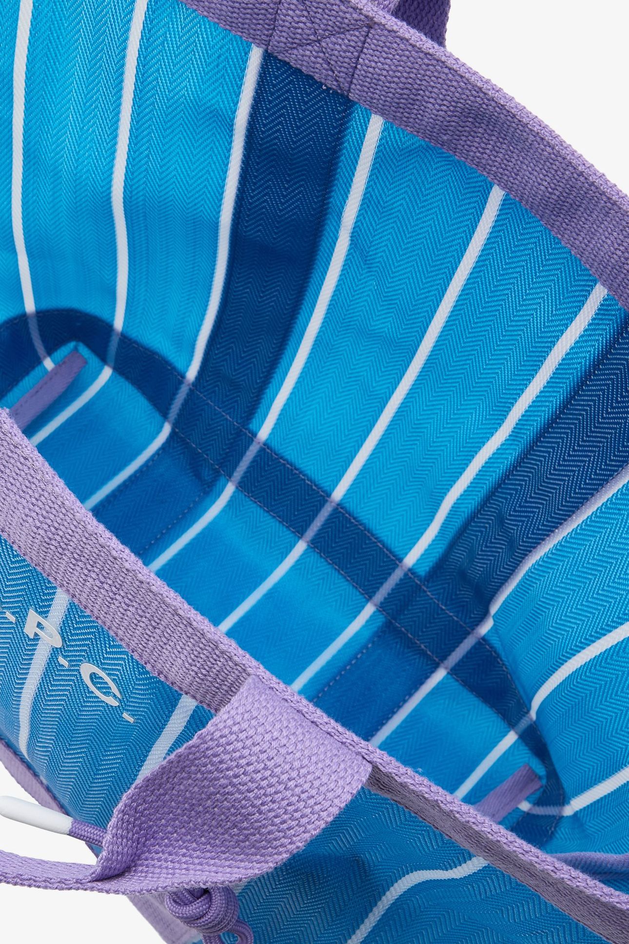 SHOPPING BAG BLUEBERRY DUAL-TONE BLUE 2