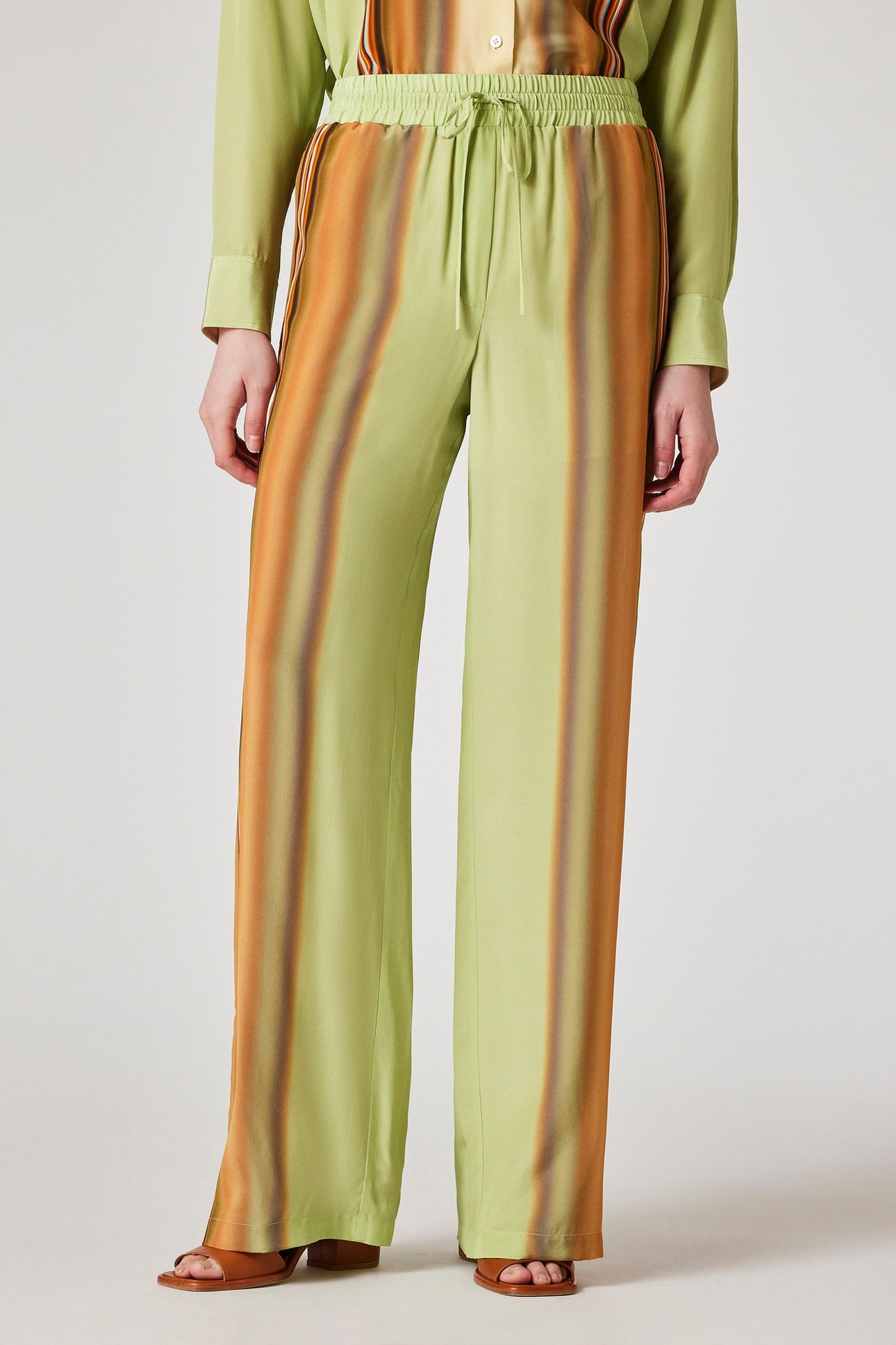 WOMENS TROUSERS LIME GREEN 1