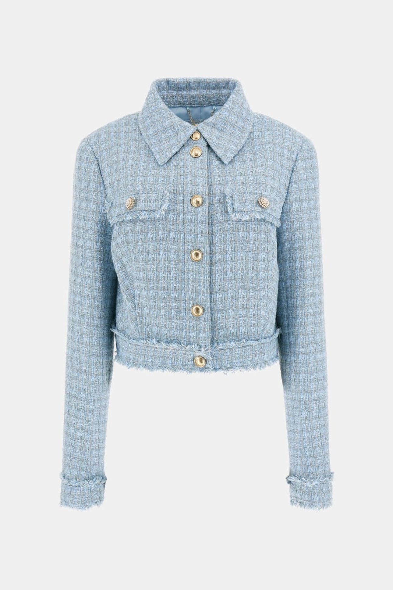 DAPHNEE CROPPED JACK LIGHT BLUE/WHITE COM 7