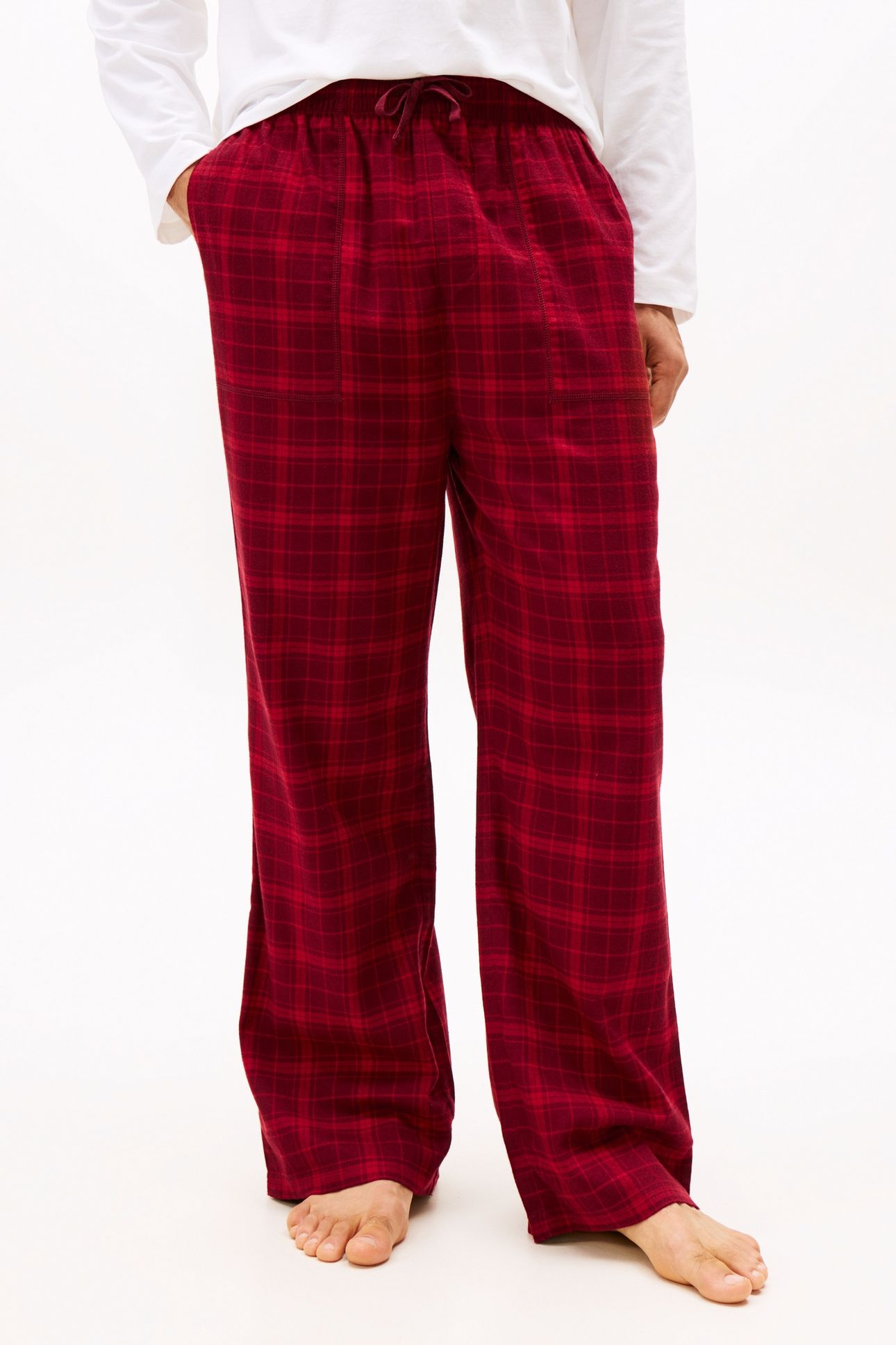 FLANNEL PJ PANT TONAL CHECK RED 3