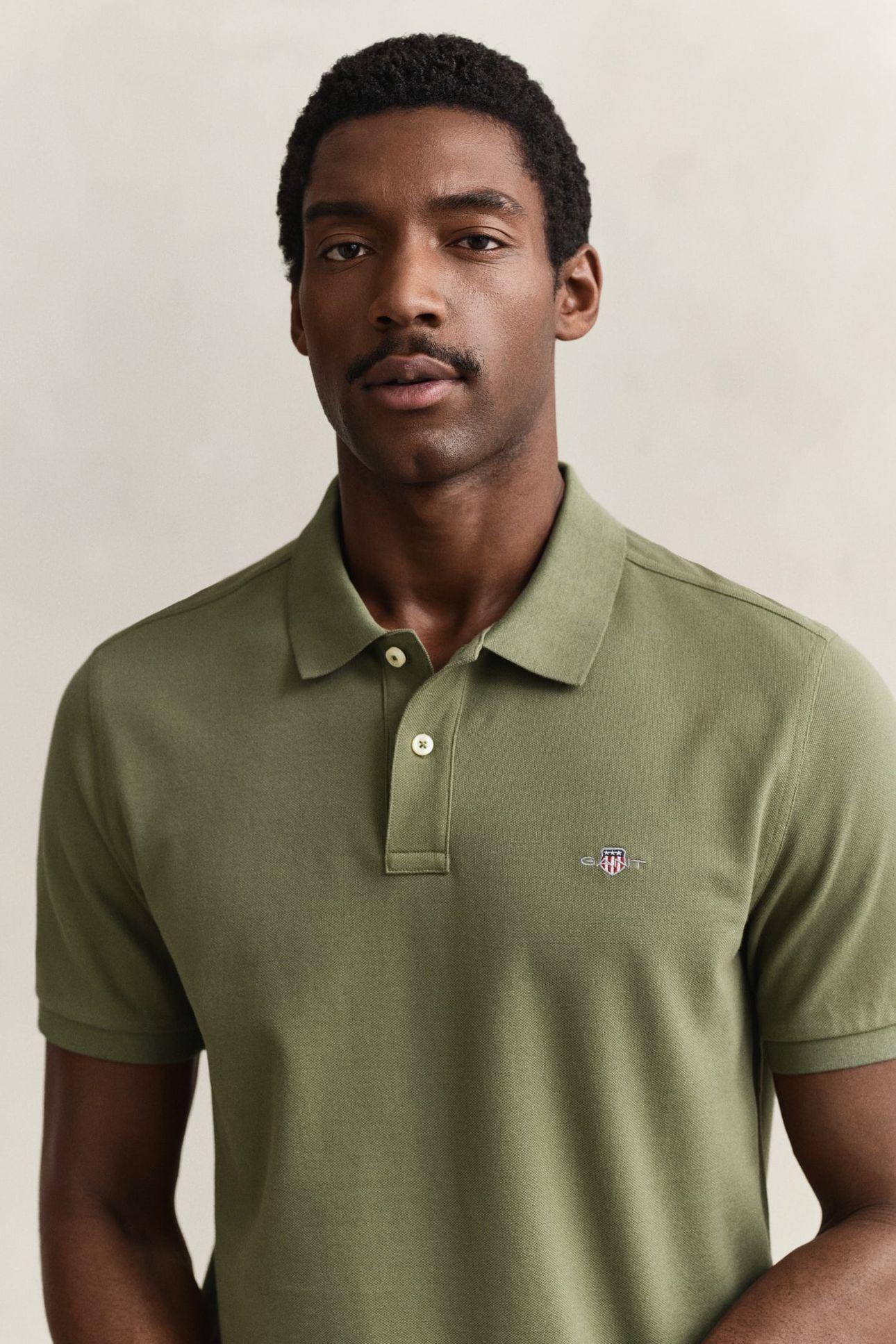 CLASSIC REGULAR POLO SHIRT DRY HERB GREEN 5