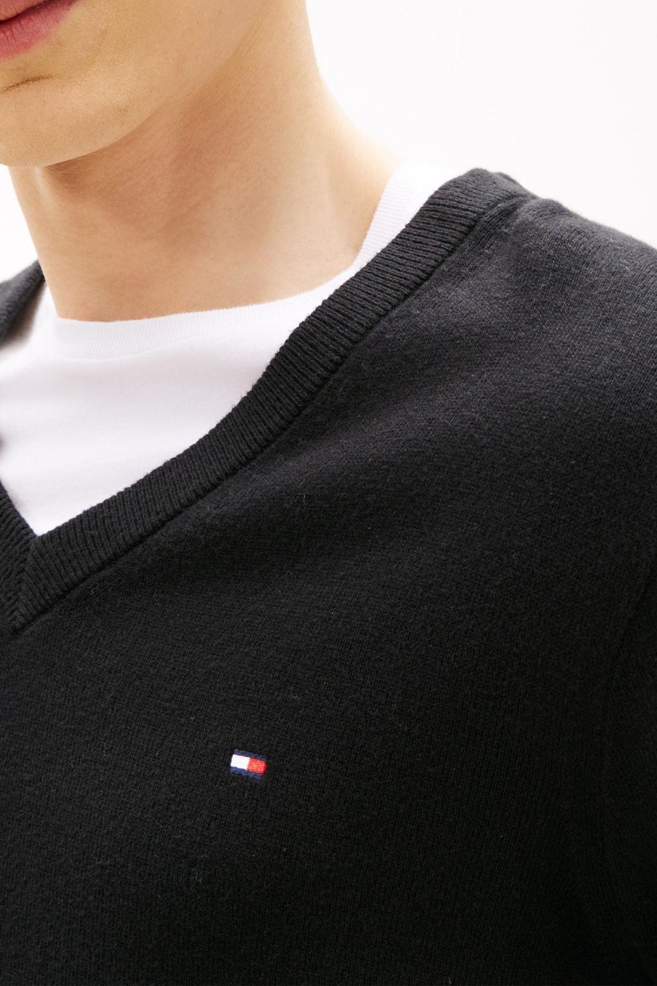 PIMA COTTON CASHMERE SWEATER BLACK 9