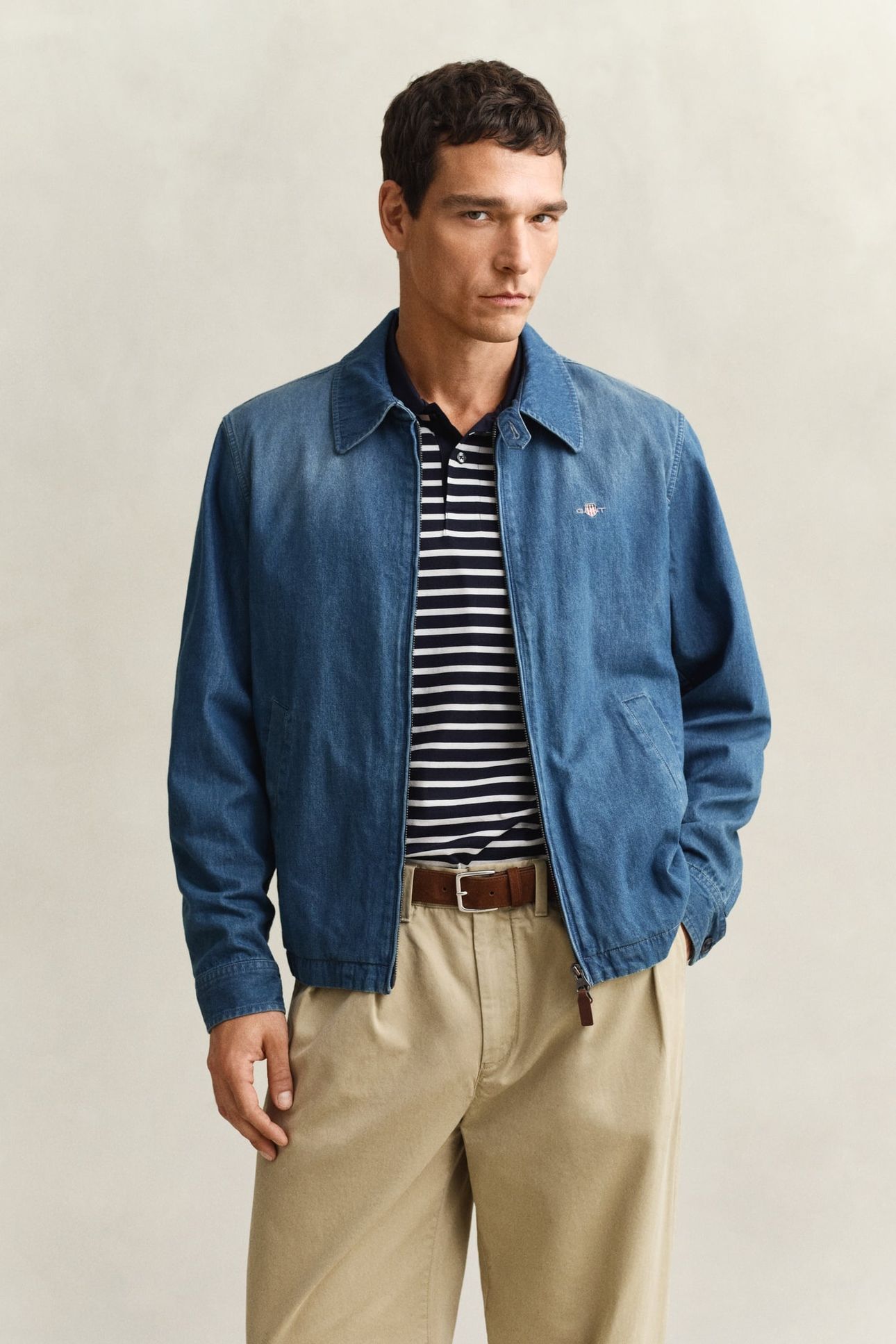 INDIGO WINDCHEATER JACKET SEMI LIGHT BLUE 2