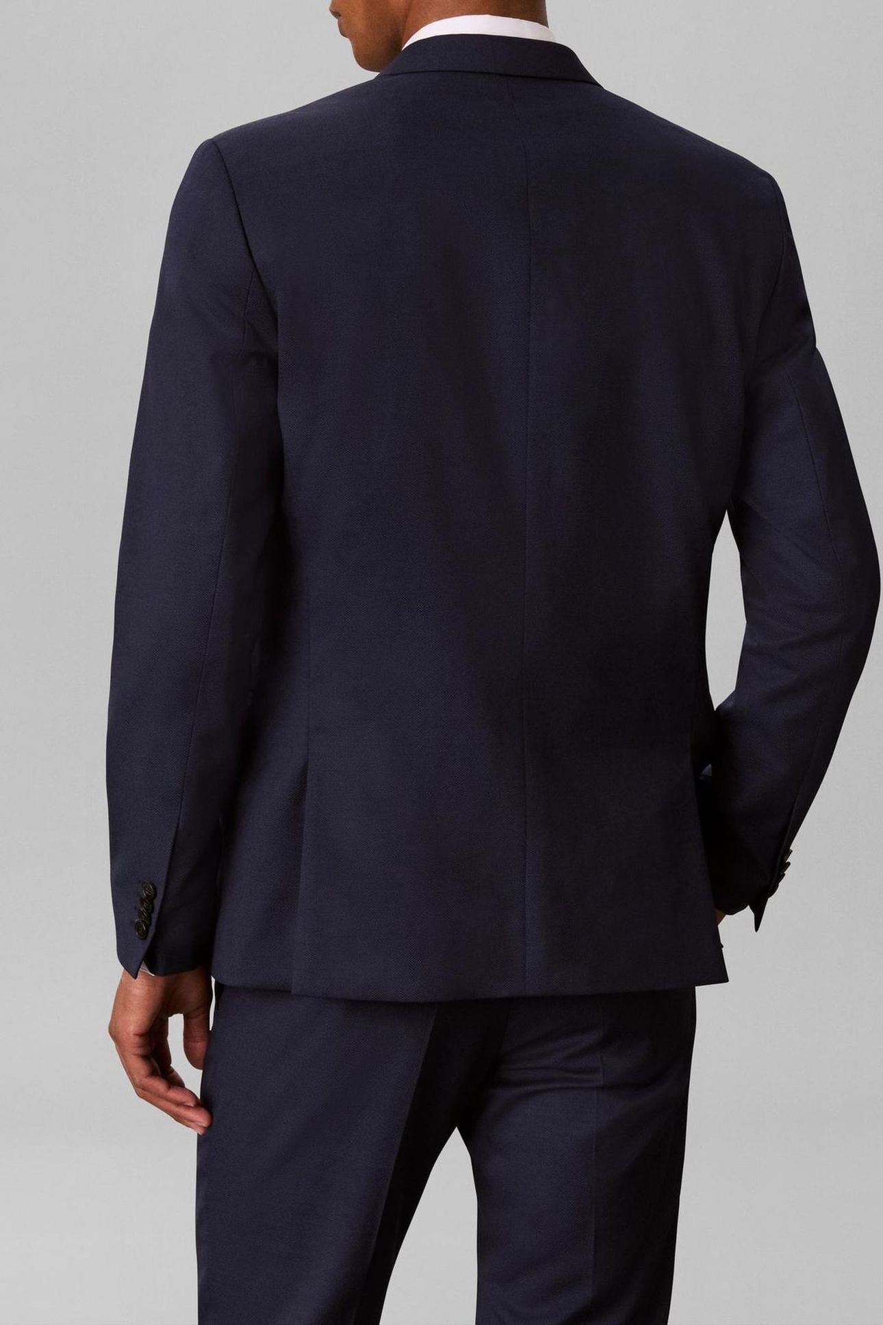 LS BIRDS EYE SLIM BLAZER INK 2