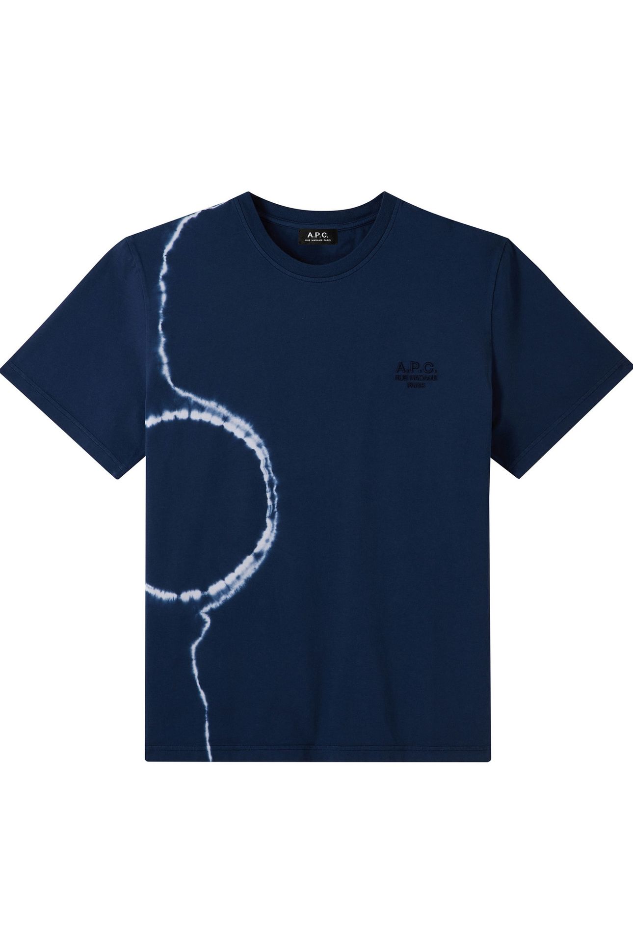 UNISEX T-SHIRT RAYMOND TIE AND DYE INDIGO 2