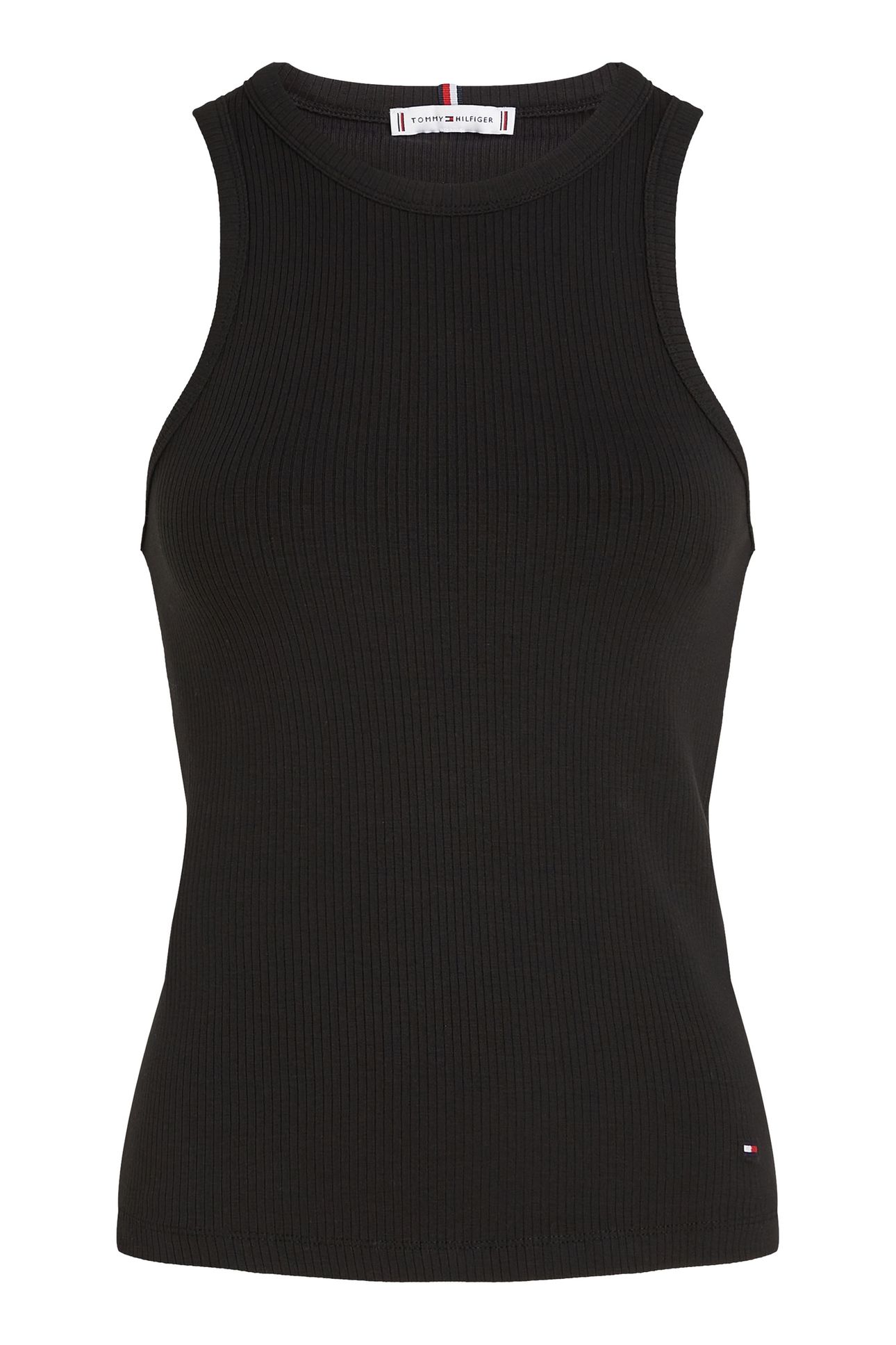 SLIM 5X2 RIB TANK TOP BLACK 4