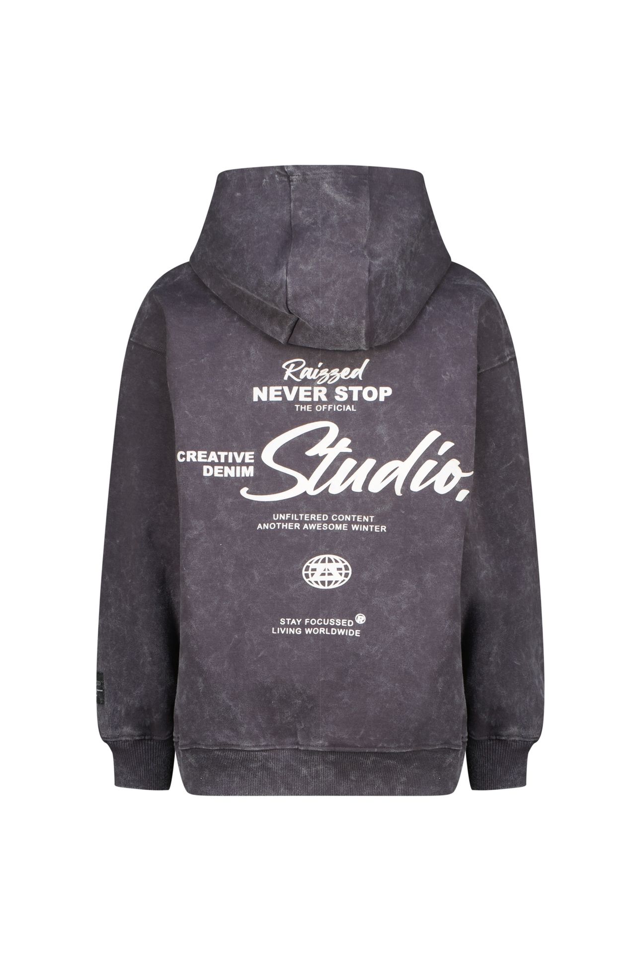BOYS NATUM SWEATER GREY BLACK 3