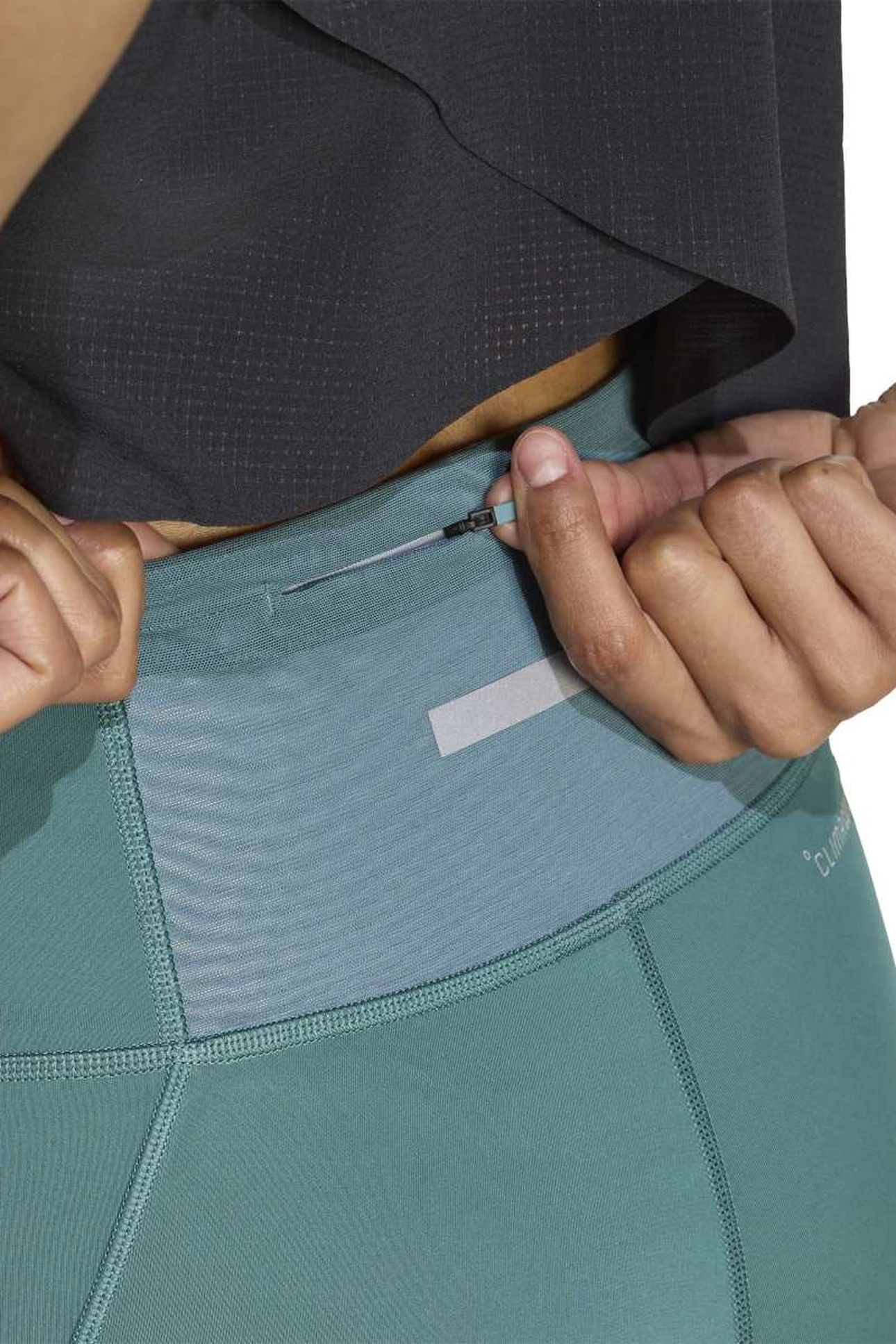 ADI365 SHORT LEGGINGS PRELOVED TEAL 7