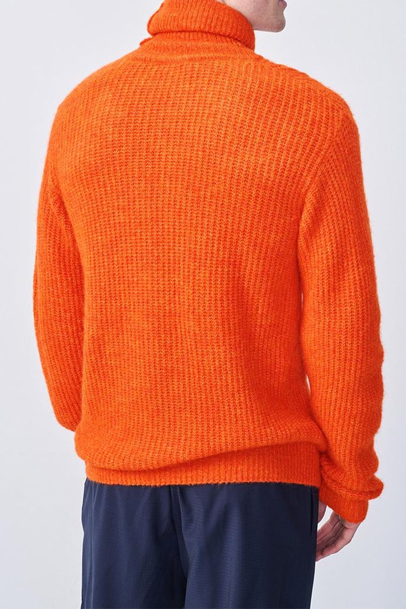 EAST KNIT SWEATER ORANGE CHINE 2